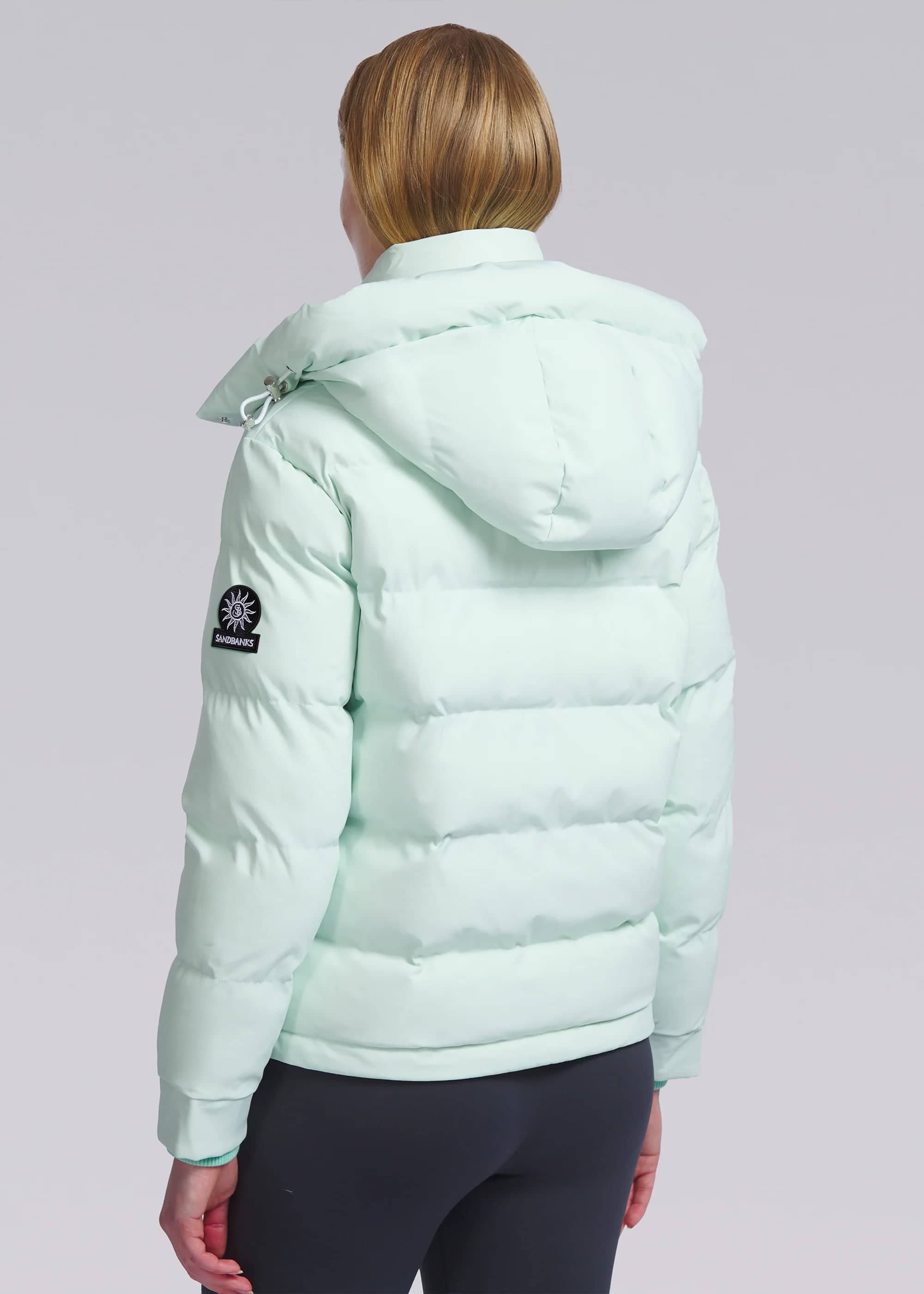 Sandbanks Belle Puffer Jacket - Mint - Sandbanks
