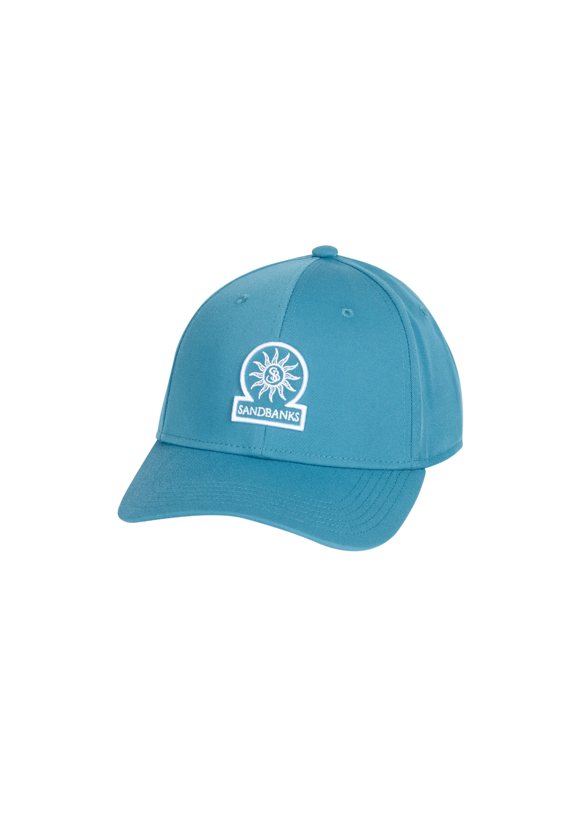 Sandbanks Badge Logo Cap - Teal
