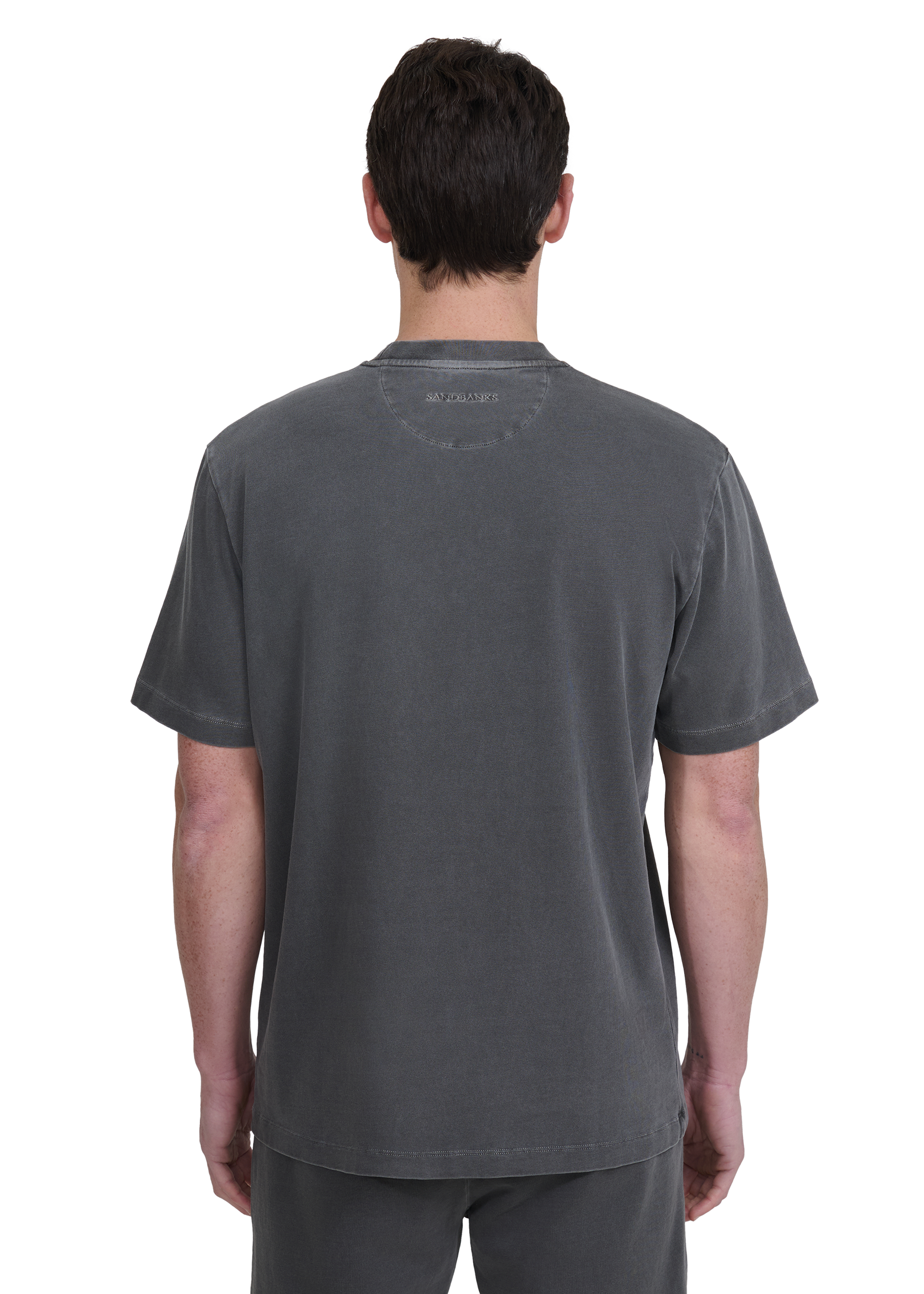 Sandbanks Mineral Wash T-Shirt - Slate