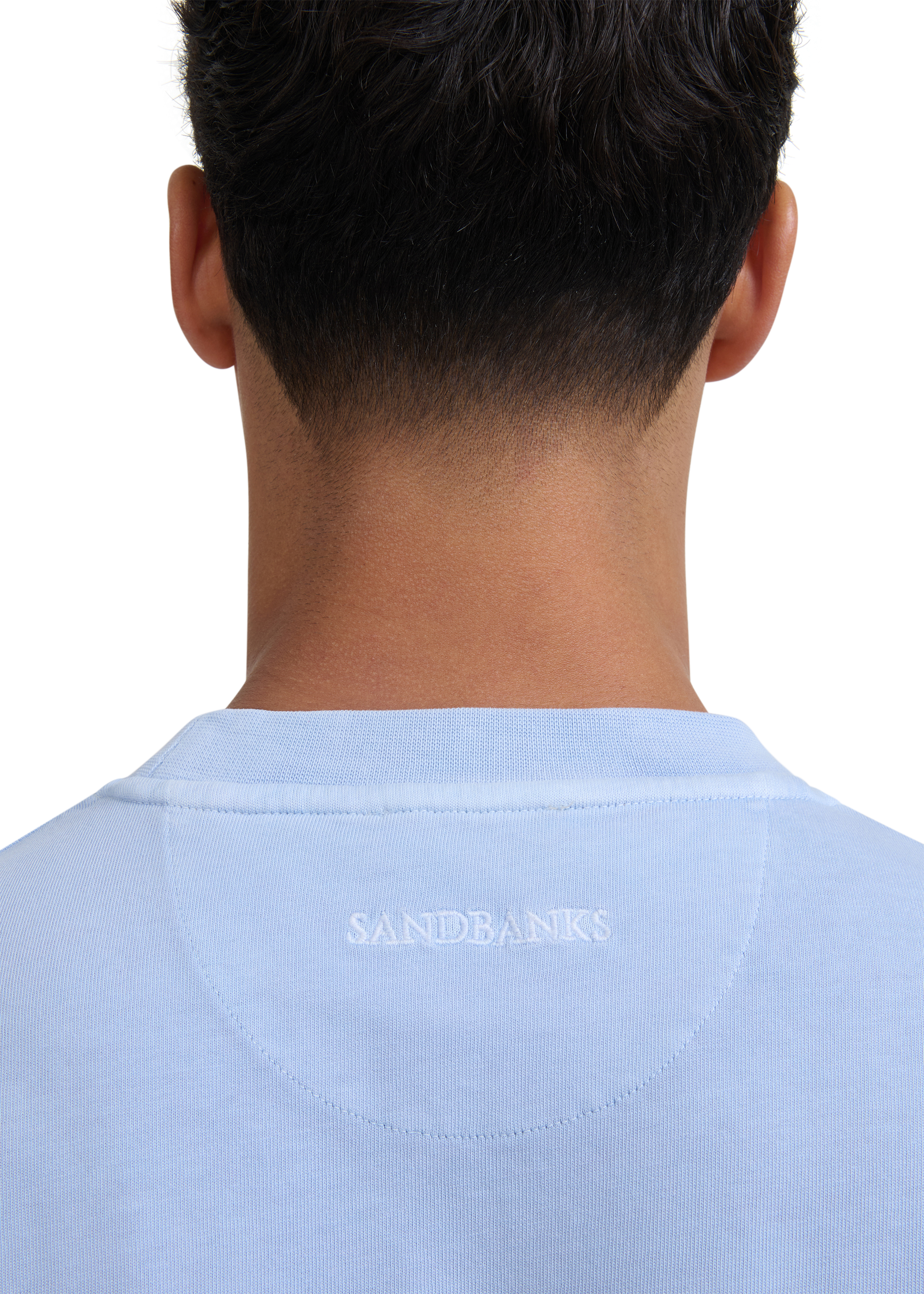 Sandbanks Mineral Wash T-Shirt - Dusty Blue