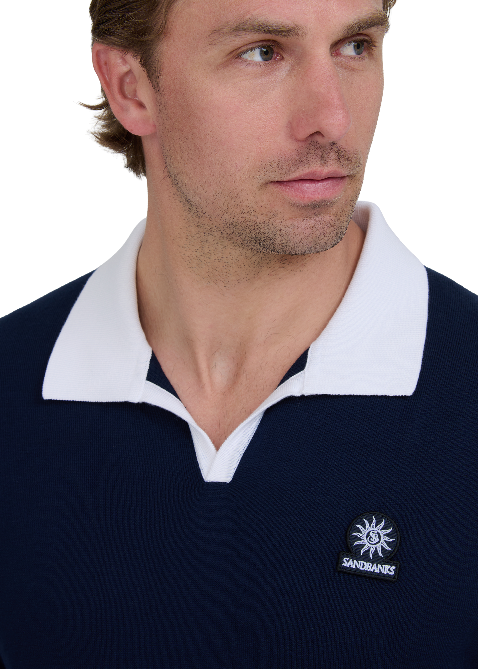 Revere Collar Polo - Navy