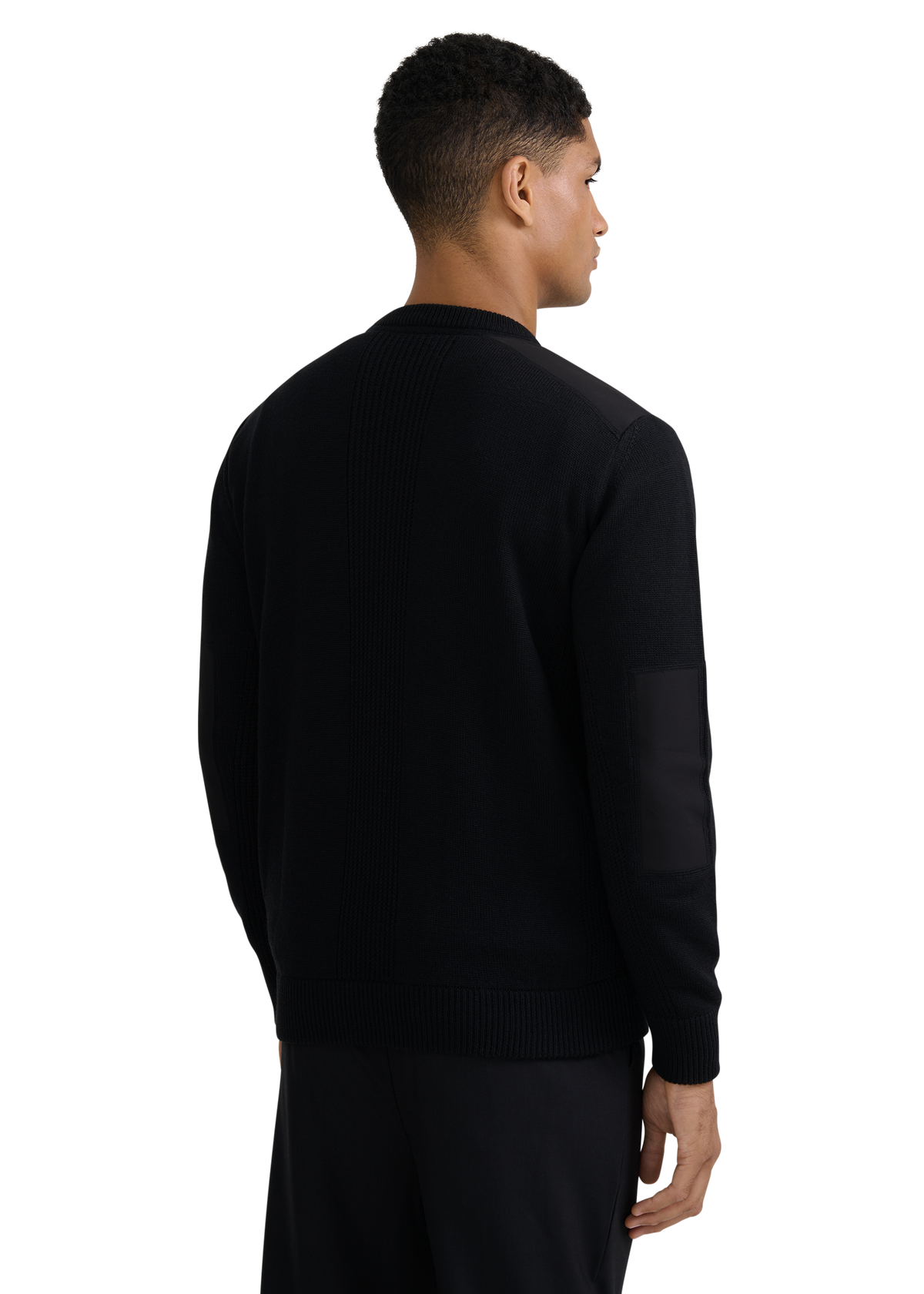 Sandbanks Tech Knitted Jumper - Black