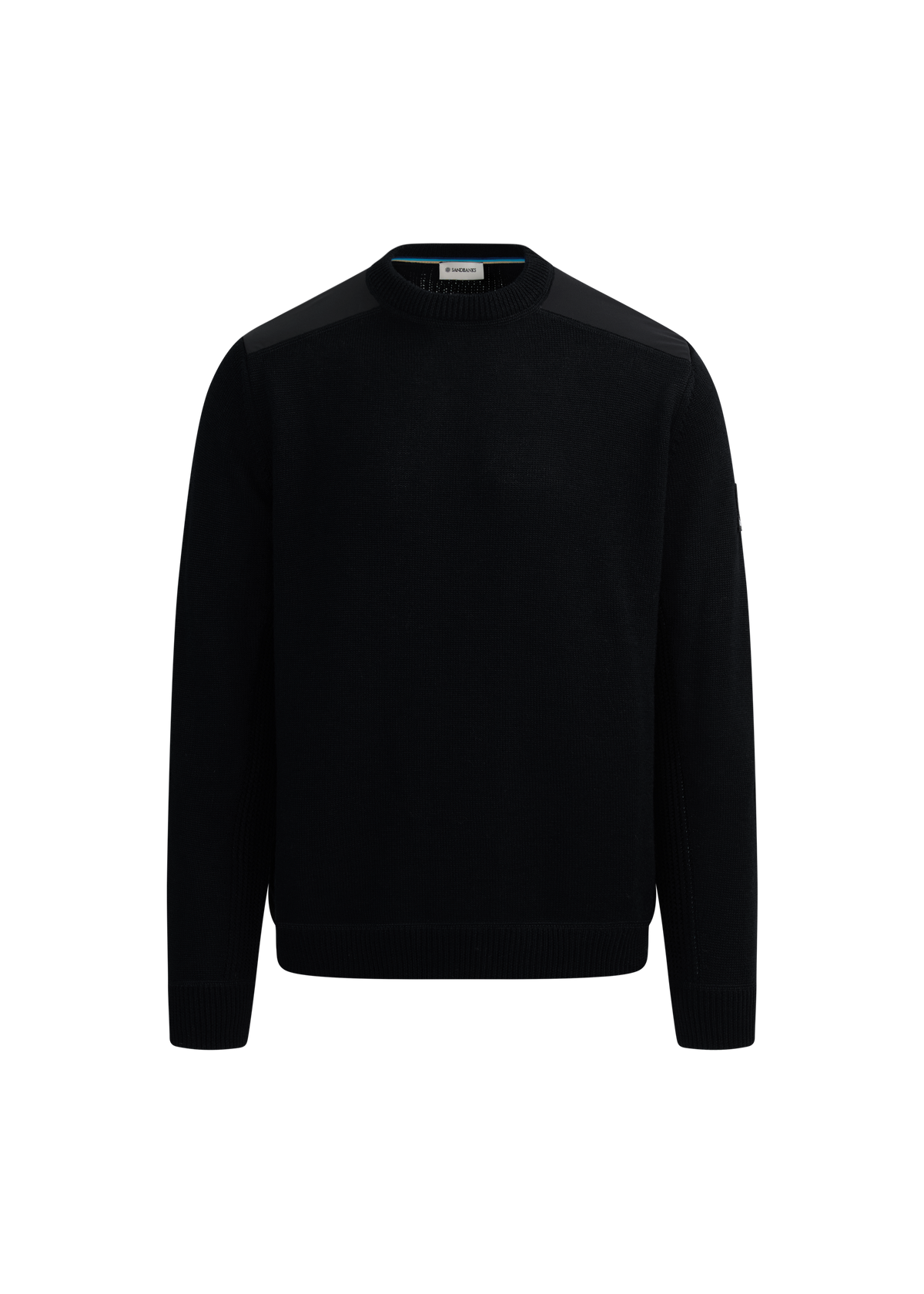 Sandbanks Tech Knitted Jumper - Black