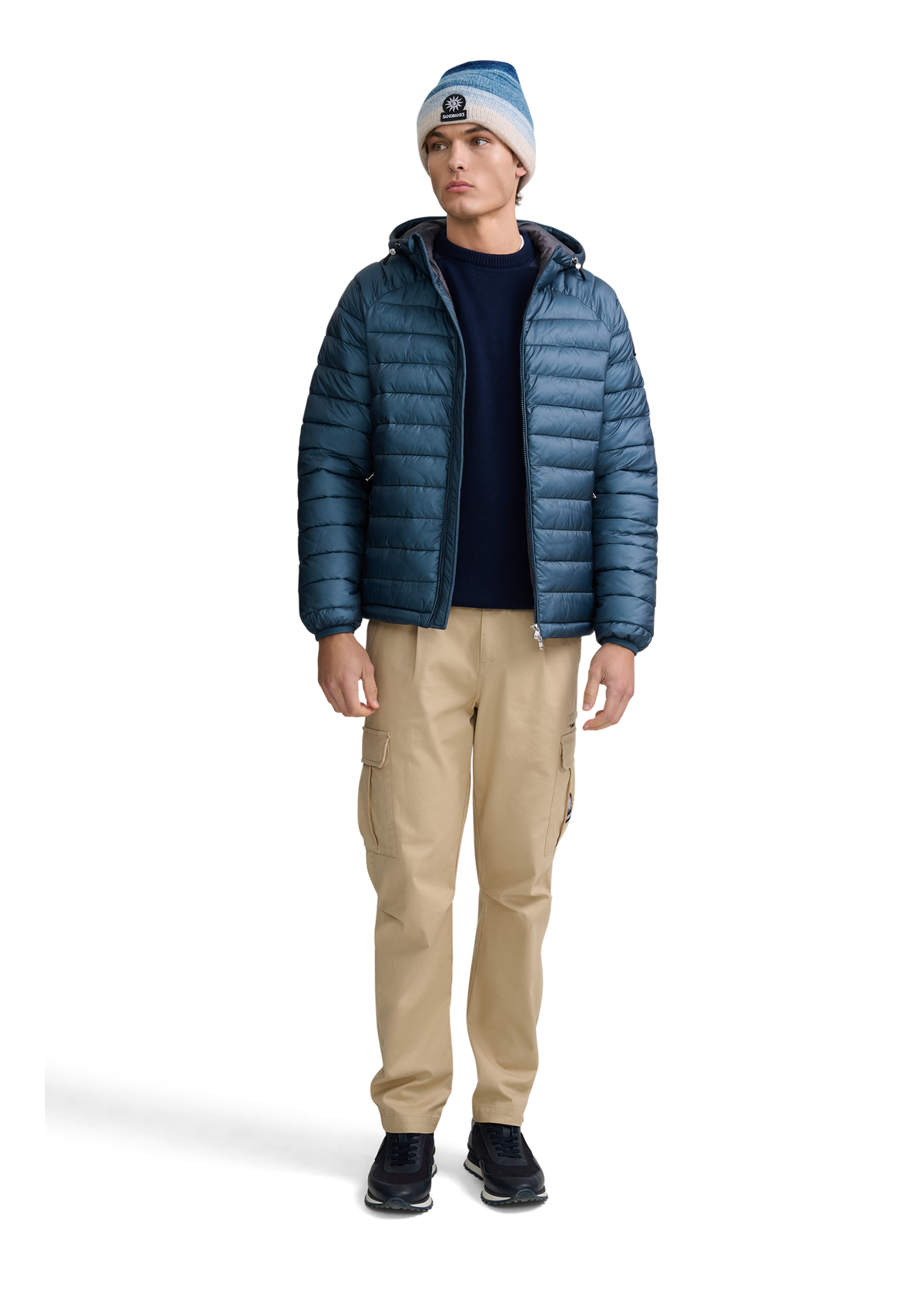 Sandbanks Tech Knitted Jumper - Navy