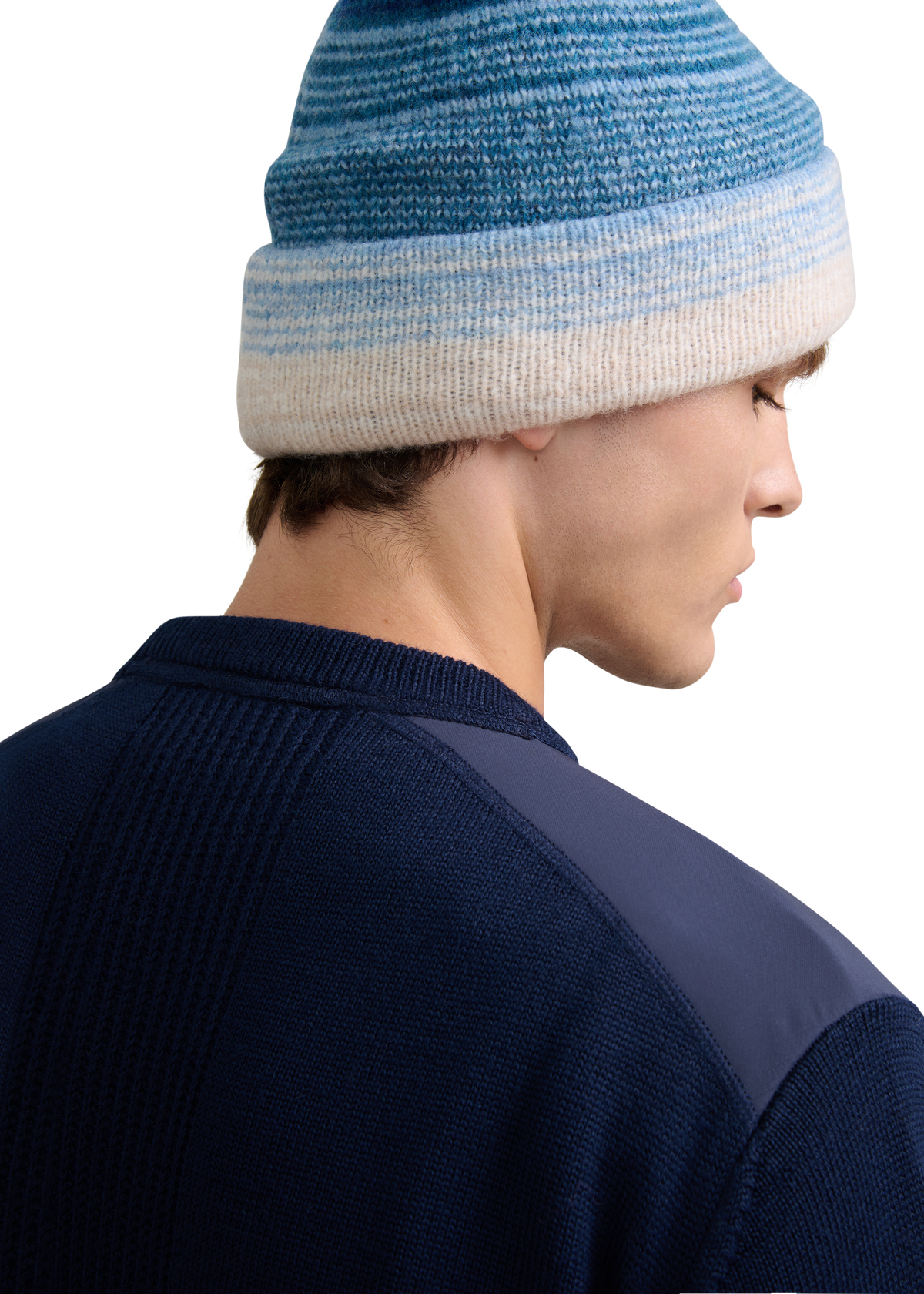Sandbanks Tech Knitted Jumper - Navy