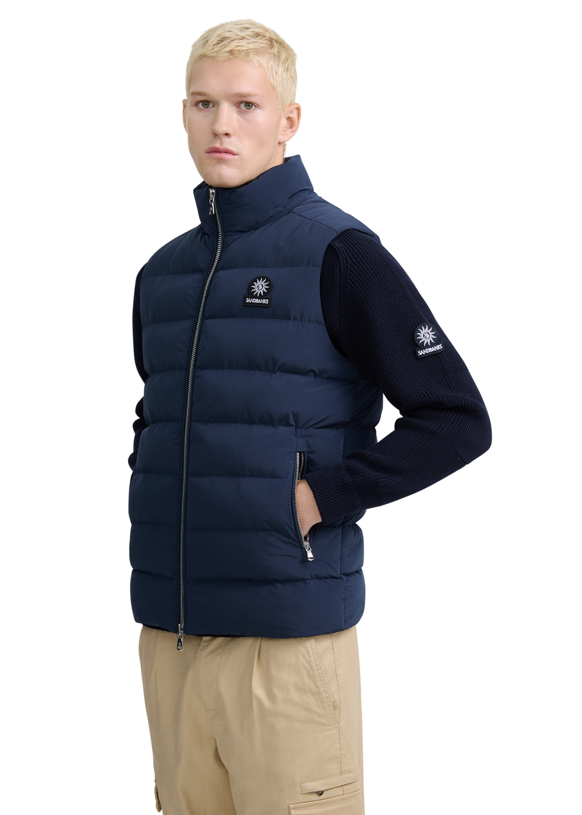 Martello Puffer Gilet - Navy