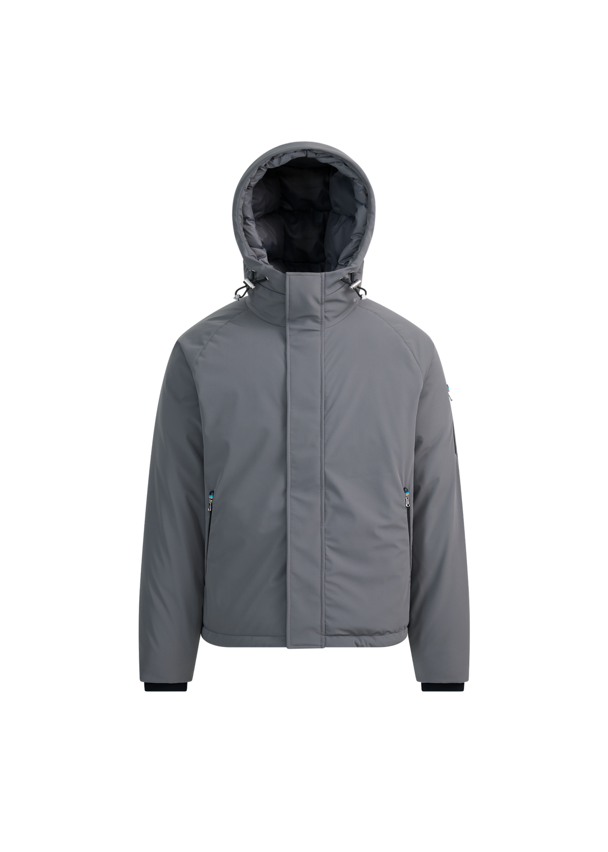 Aspen Raglan Sleeve Puffer - Charcoal