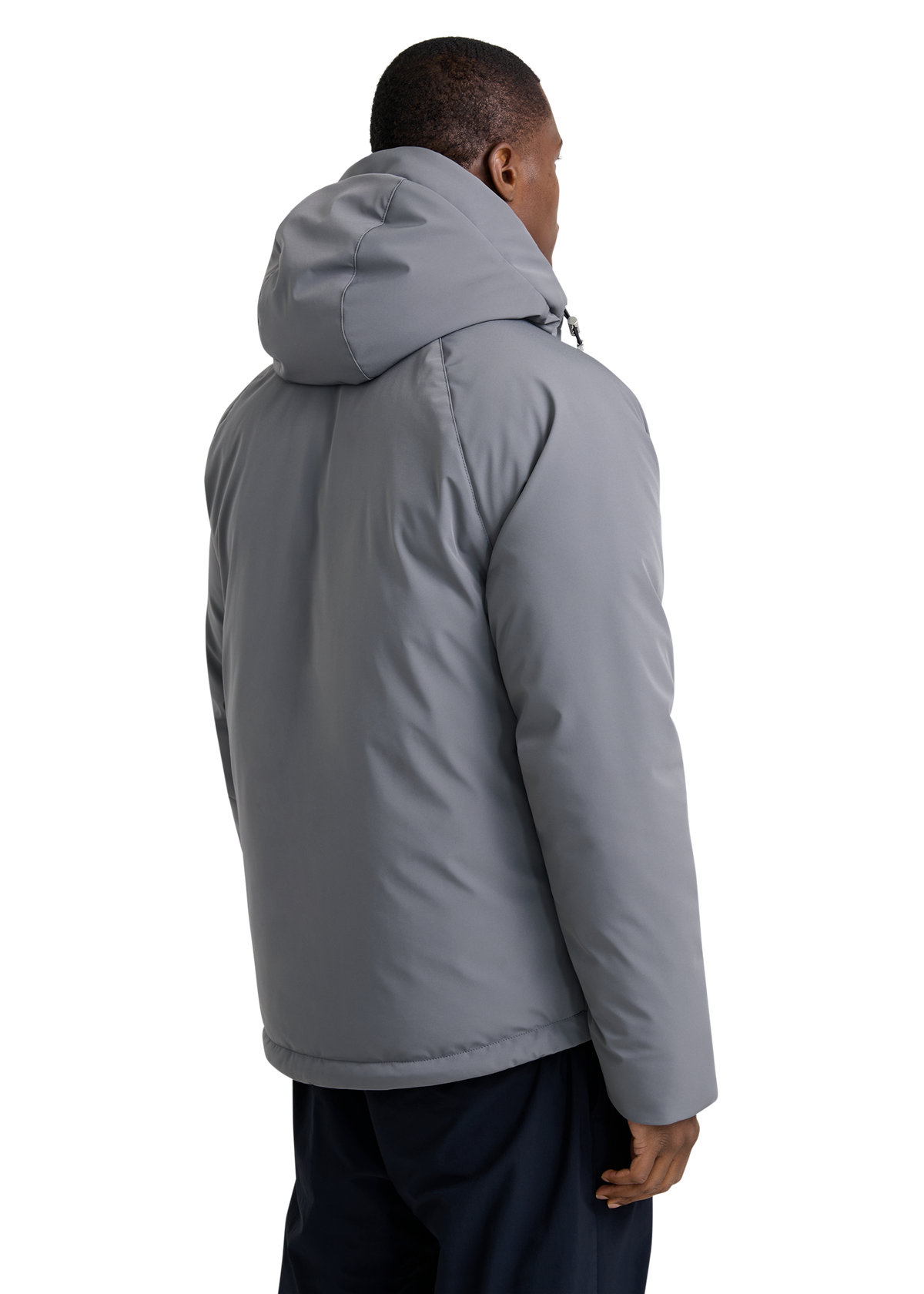 Aspen Raglan Sleeve Puffer - Charcoal