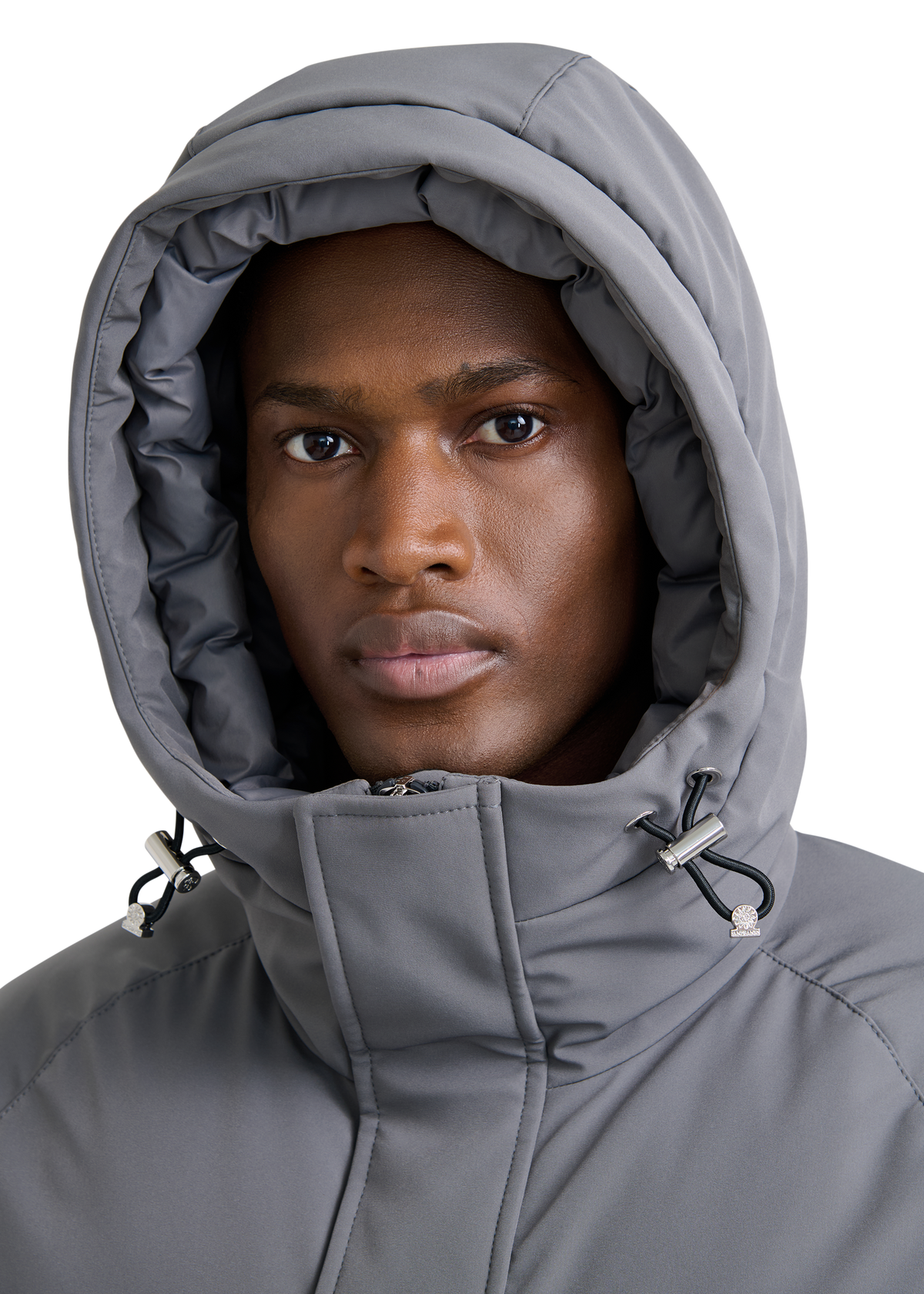 Aspen Raglan Sleeve Puffer - Charcoal