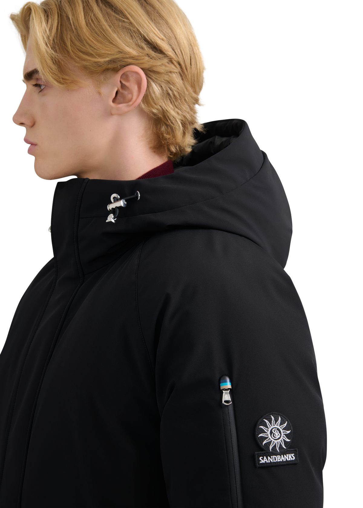 Aspen Raglan Sleeve Puffer - Black