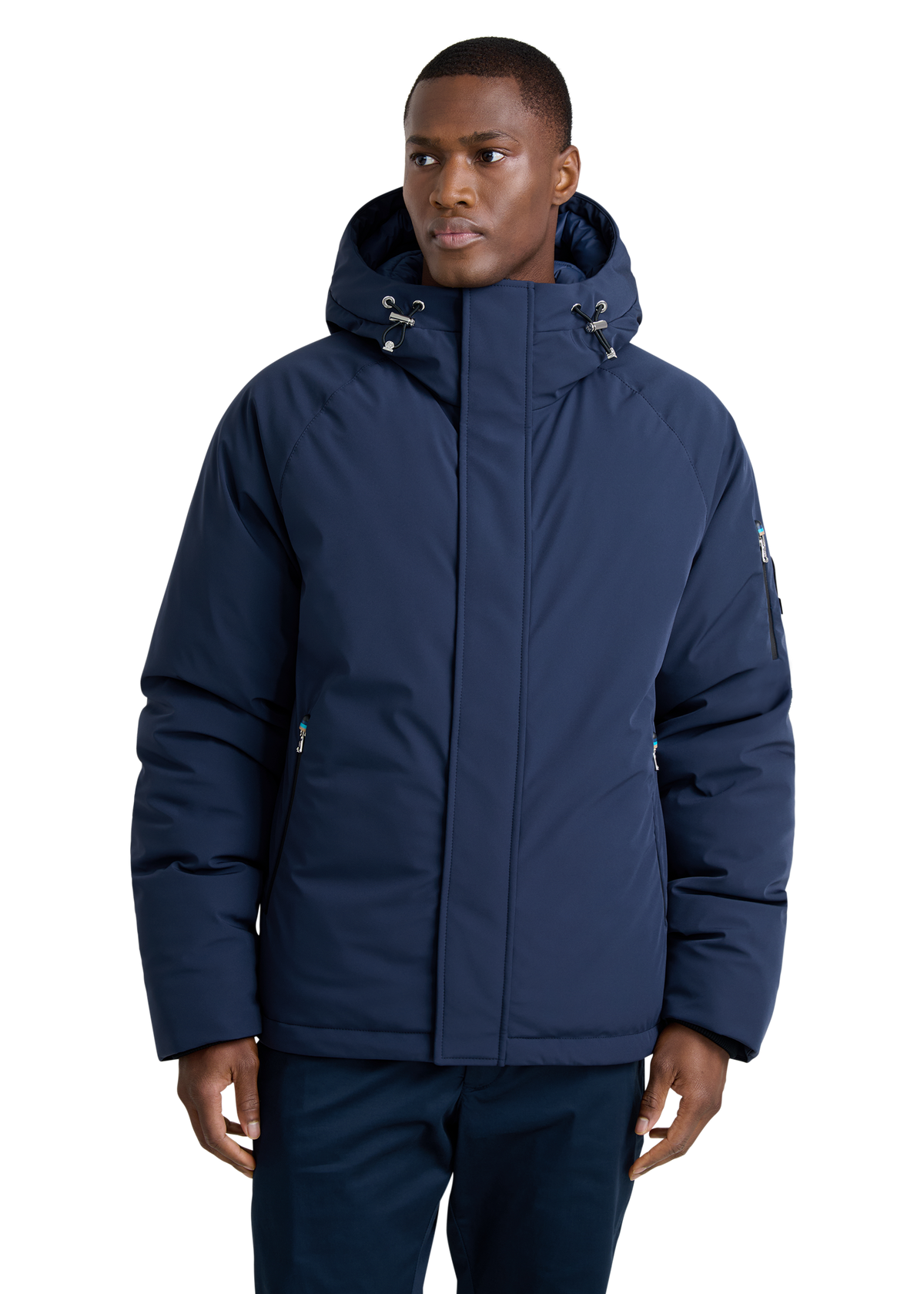 Aspen Raglan Sleeve Puffer - Navy