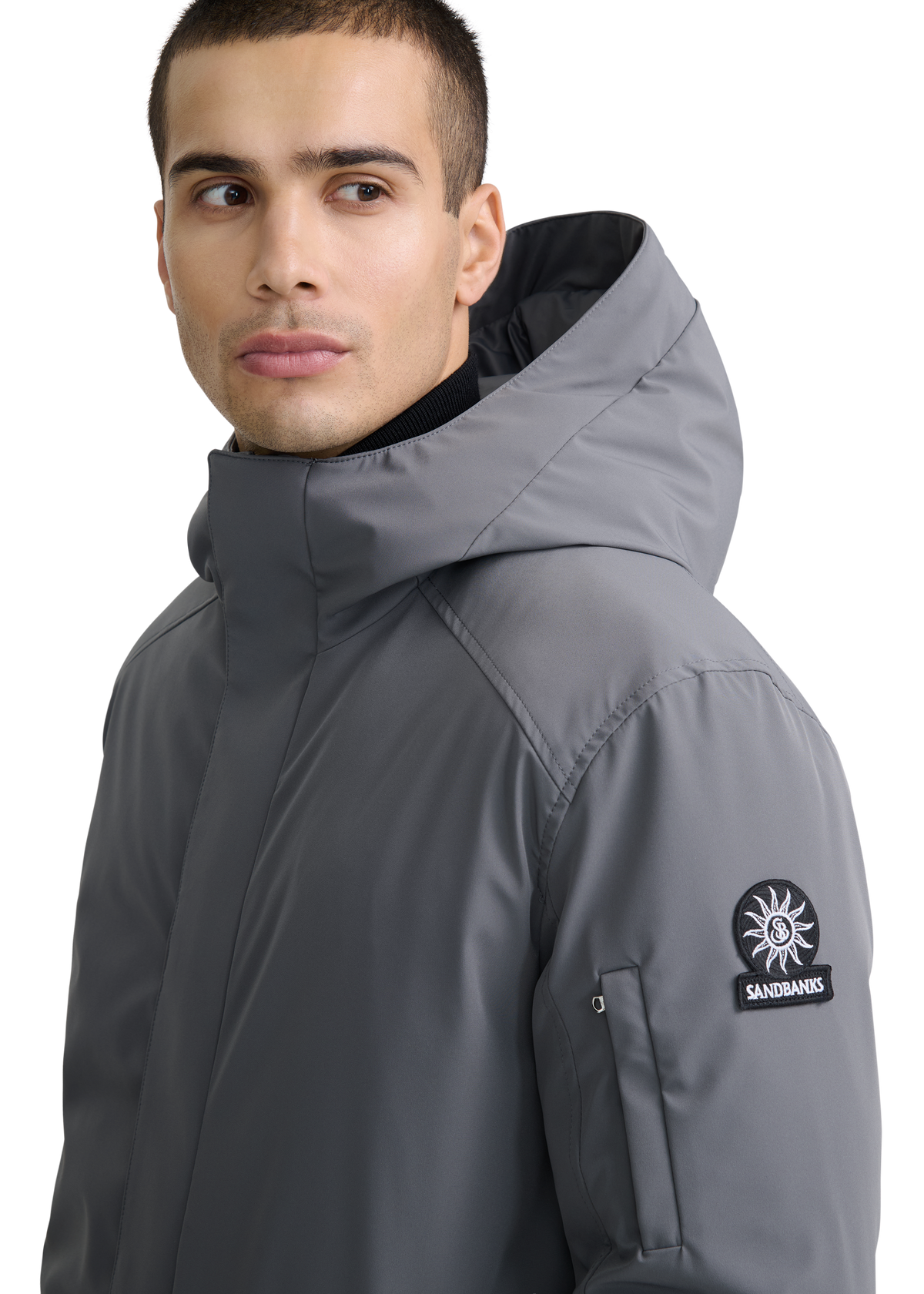 Salterns Terrace Parka Jacket - Charcoal