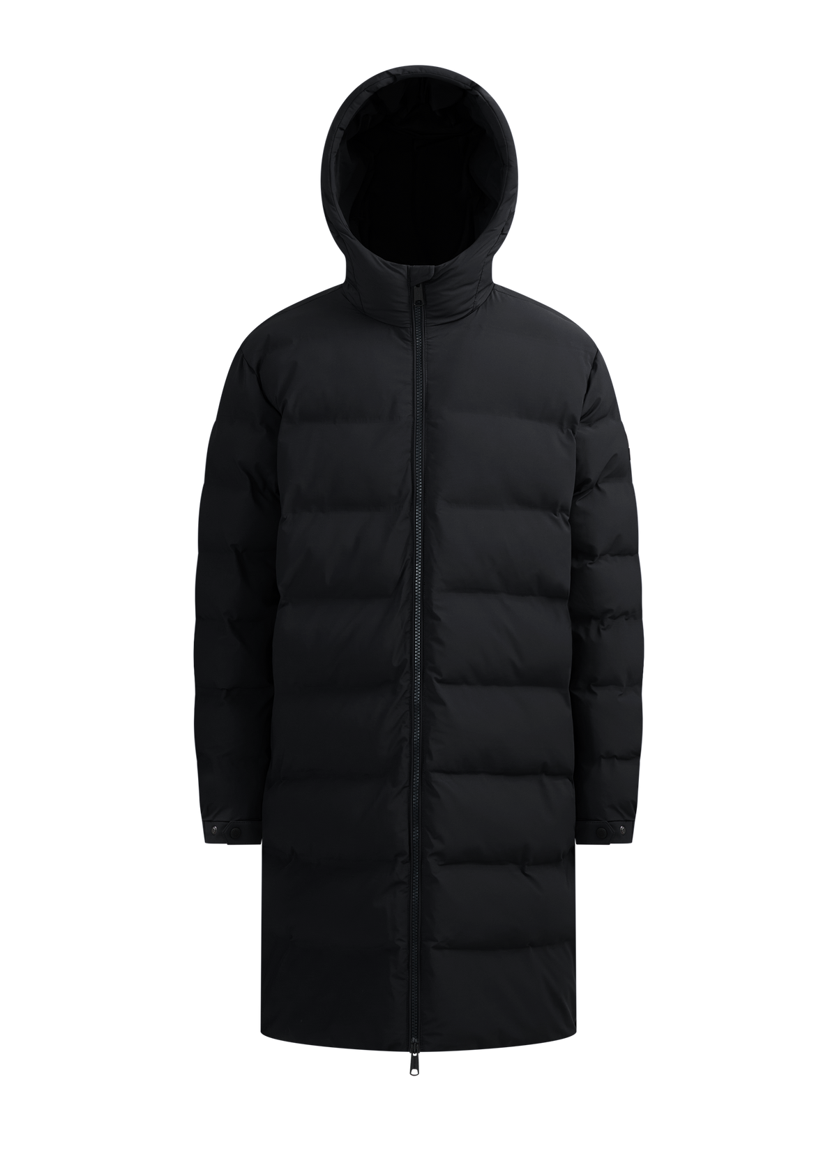 Atlas Longline Waterproof Puffer Jacket - Black