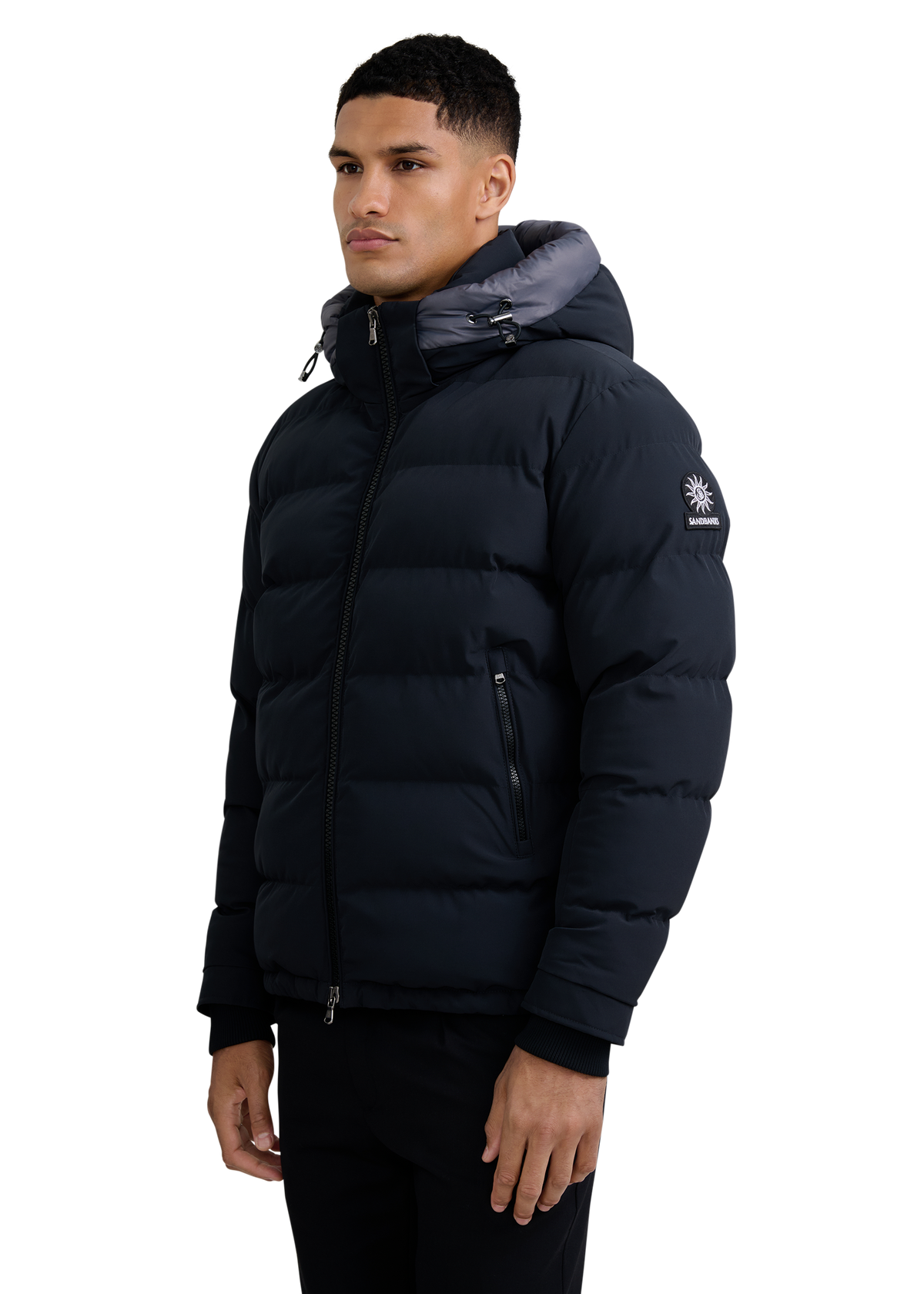 Sandbanks Banks Puffer Jacket - Black
