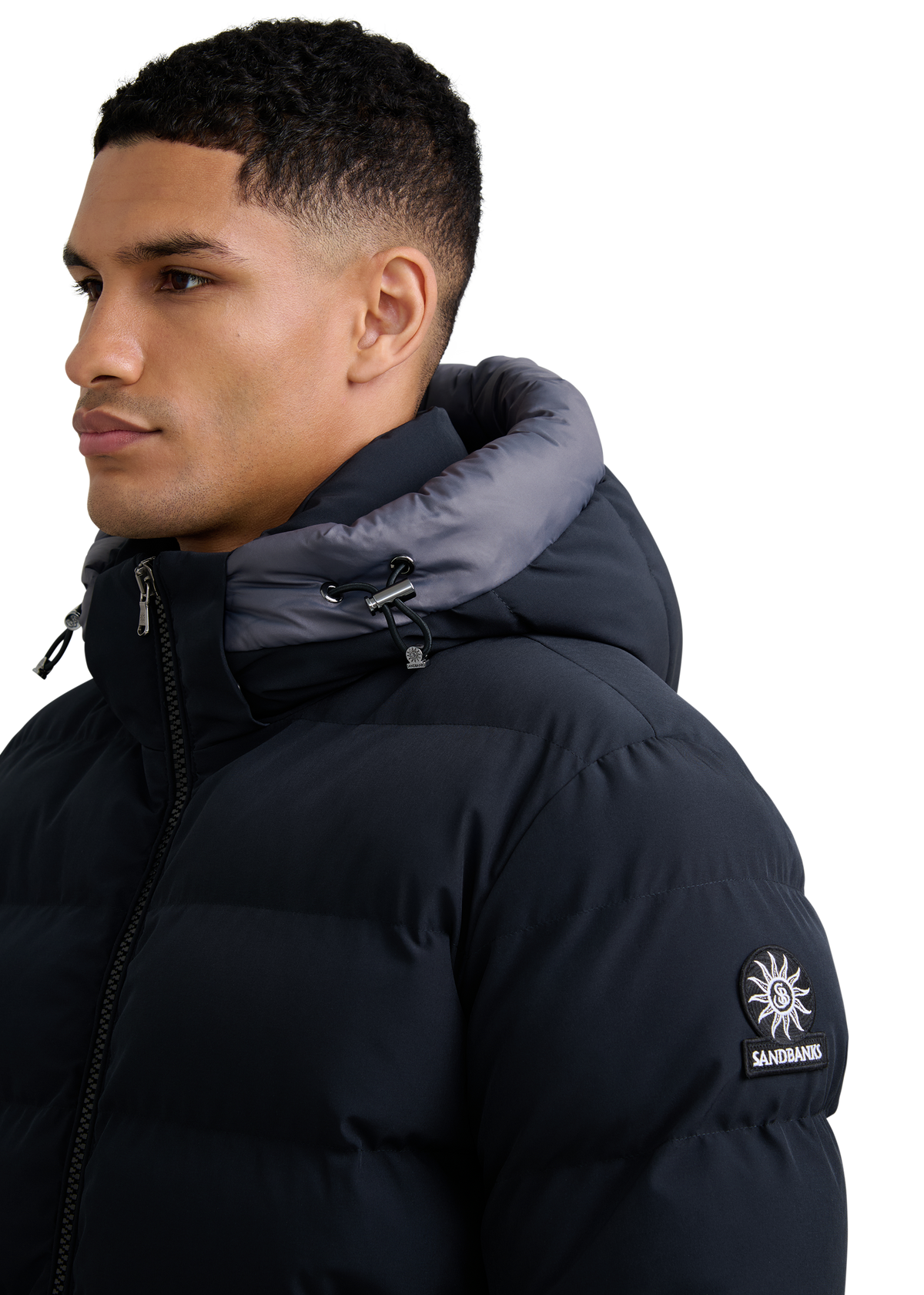 Sandbanks Banks Puffer Jacket - Black