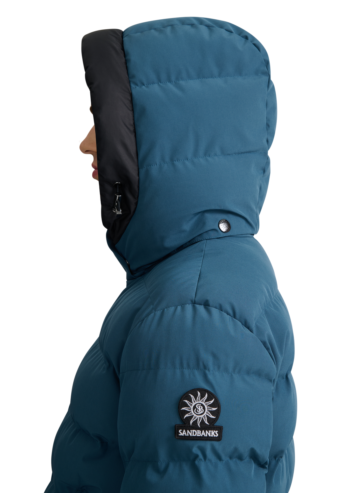 Sandbanks Banks Puffer Jacket - Teal