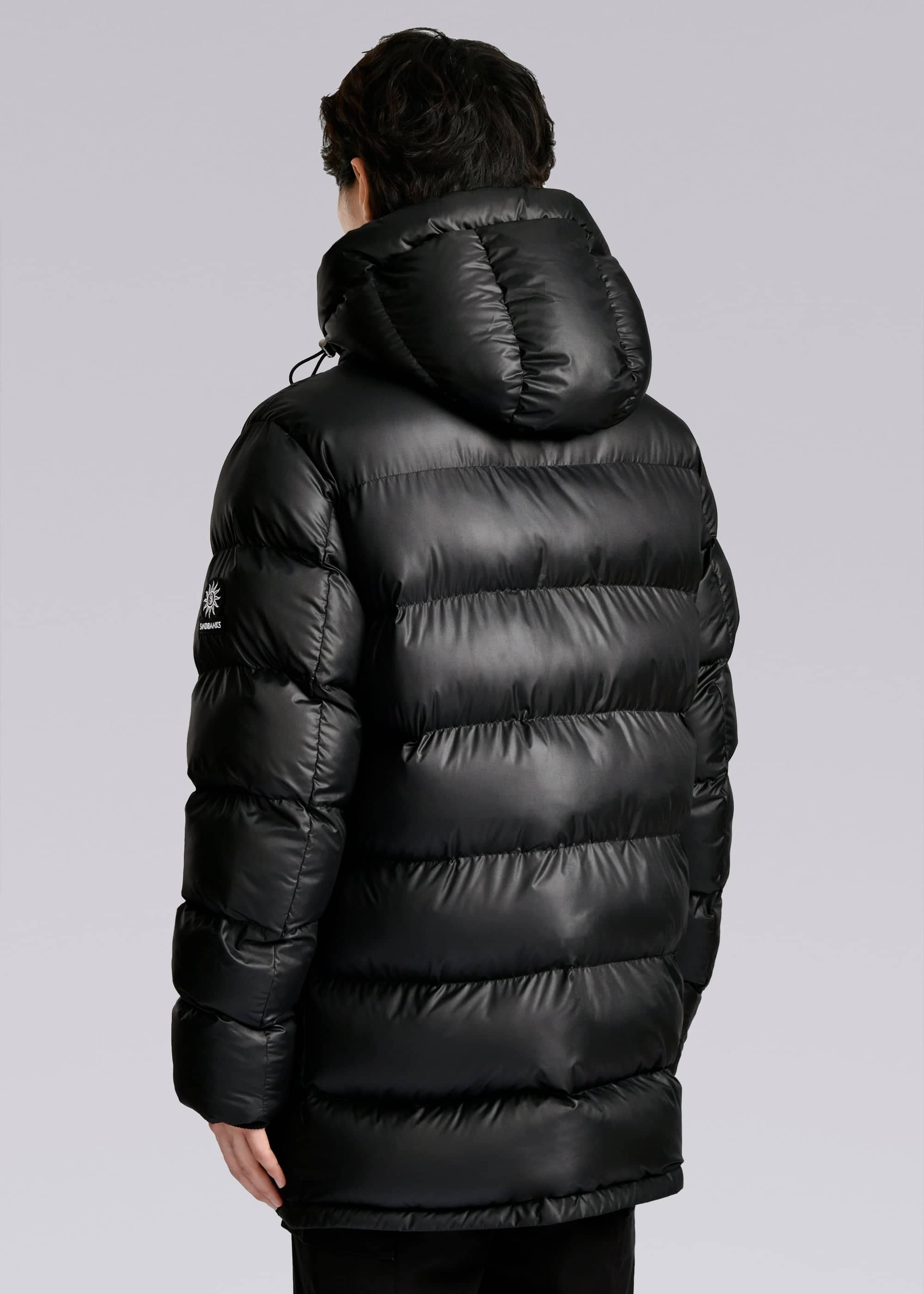 Sandbanks Ravine Mid Puffer Jacket - Black - Sandbanks