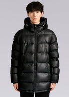 Sandbanks Ravine Mid Puffer Jacket - Black - Sandbanks