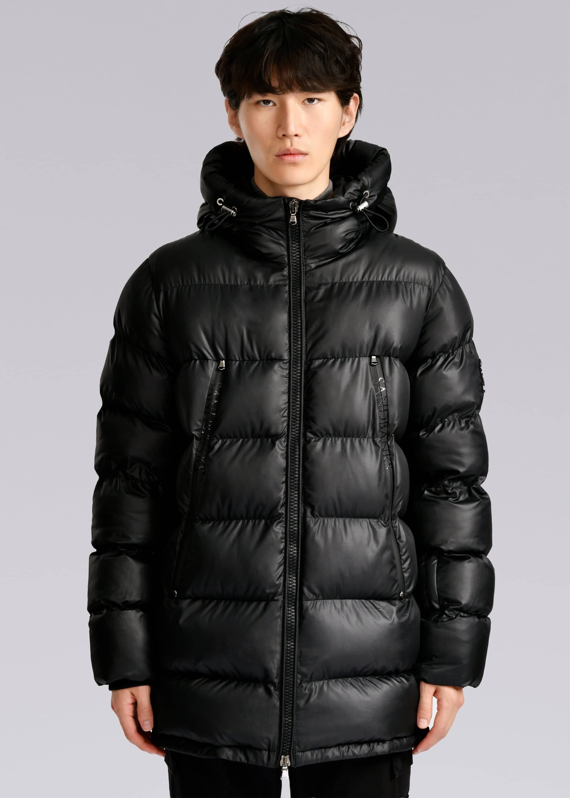 Sandbanks Ravine Mid Puffer Jacket - Black - Sandbanks