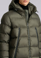 Sandbanks Ravine Mid Puffer Jacket - Khaki - Sandbanks