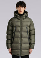 Sandbanks Ravine Mid Puffer Jacket - Khaki - Sandbanks