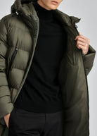 Sandbanks Ravine Mid Puffer Jacket - Khaki - Sandbanks