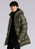 Sandbanks Ravine Mid Puffer Jacket - Khaki - Sandbanks