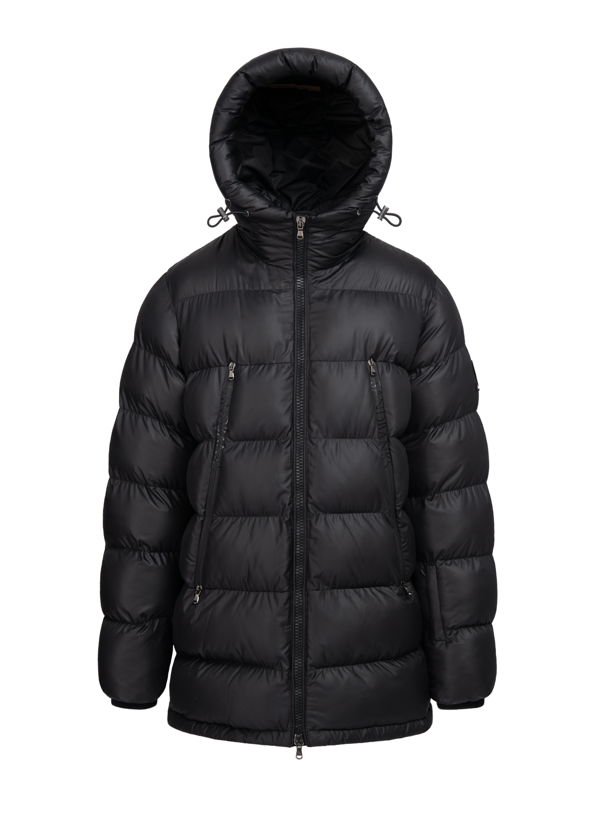 Sandbanks Ravine Mid Puffer Jacket - Black - Sandbanks