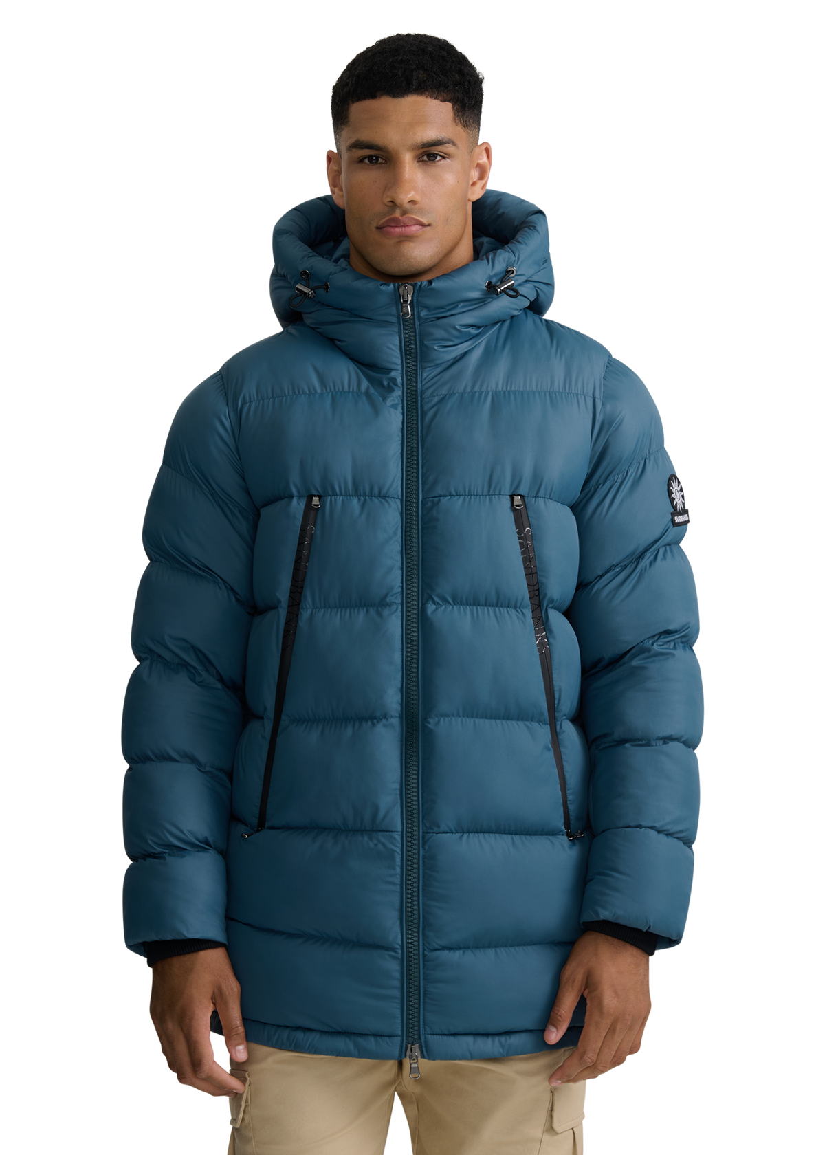 Sandbanks Ravine Mid Puffer Jacket - Teal