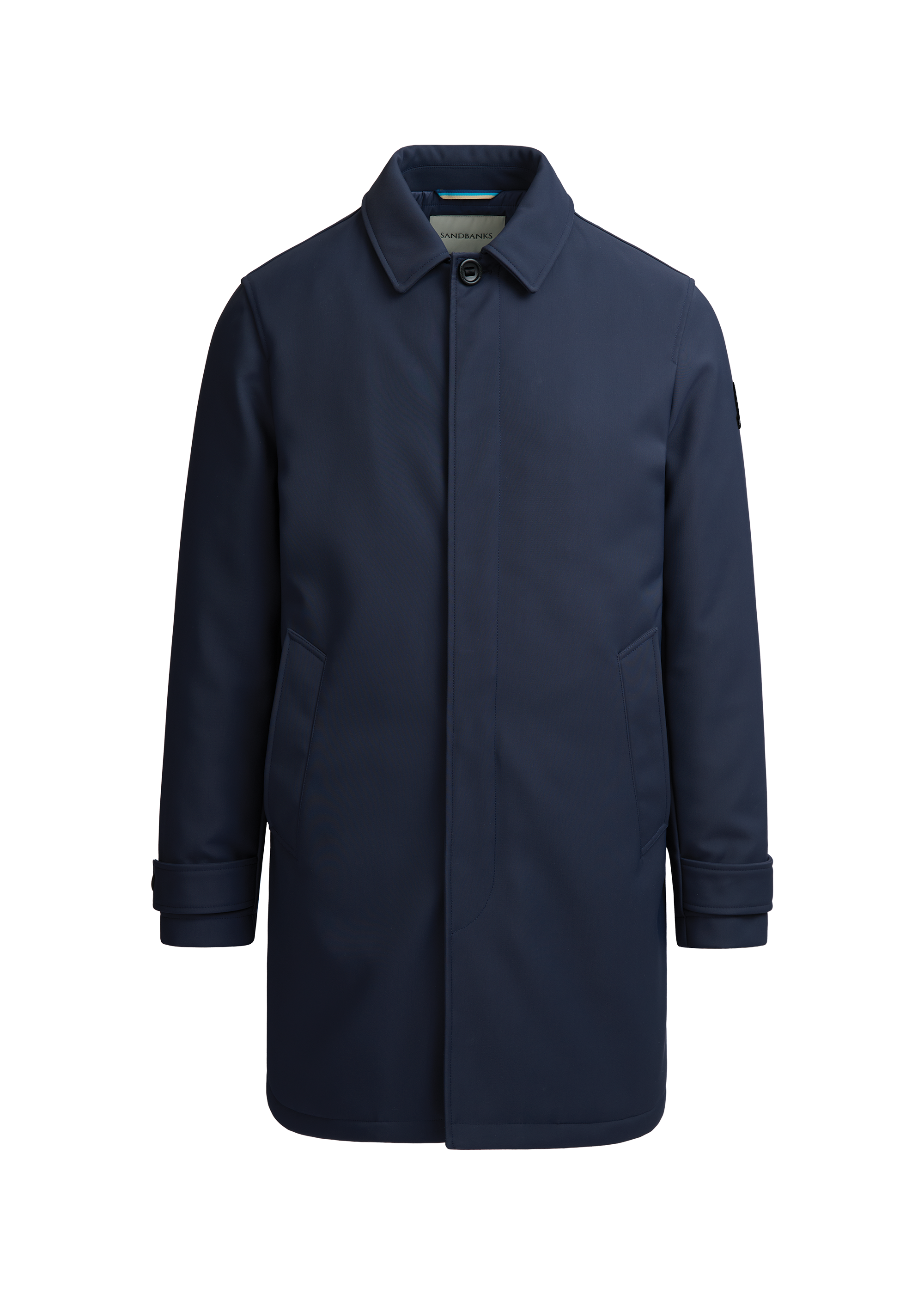 Sandbanks Quilted Mac - Navy - Sandbanks