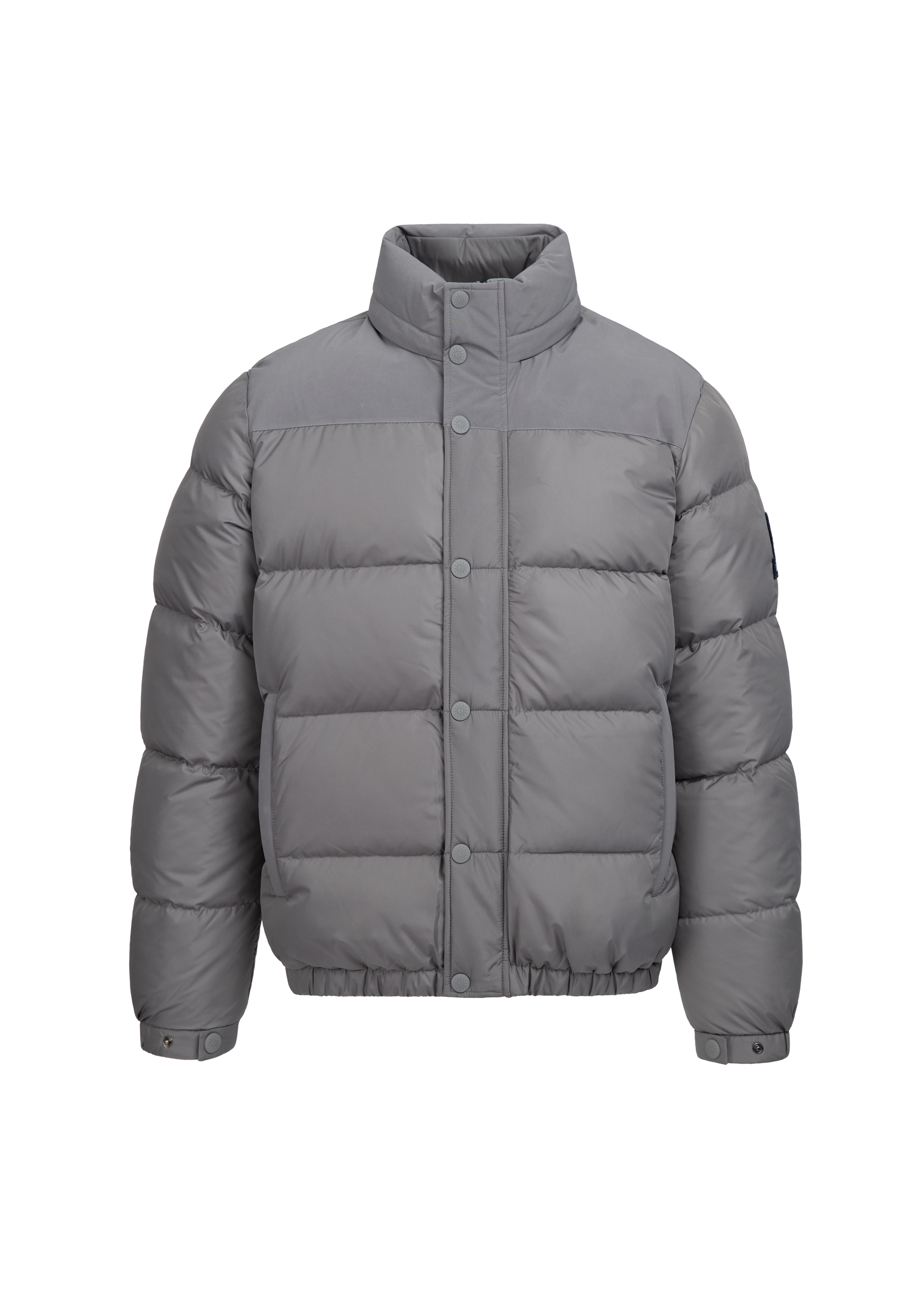 Light Grey Puffer Jacket Sandbanks Peninsula Puffer Jacket Light Grey