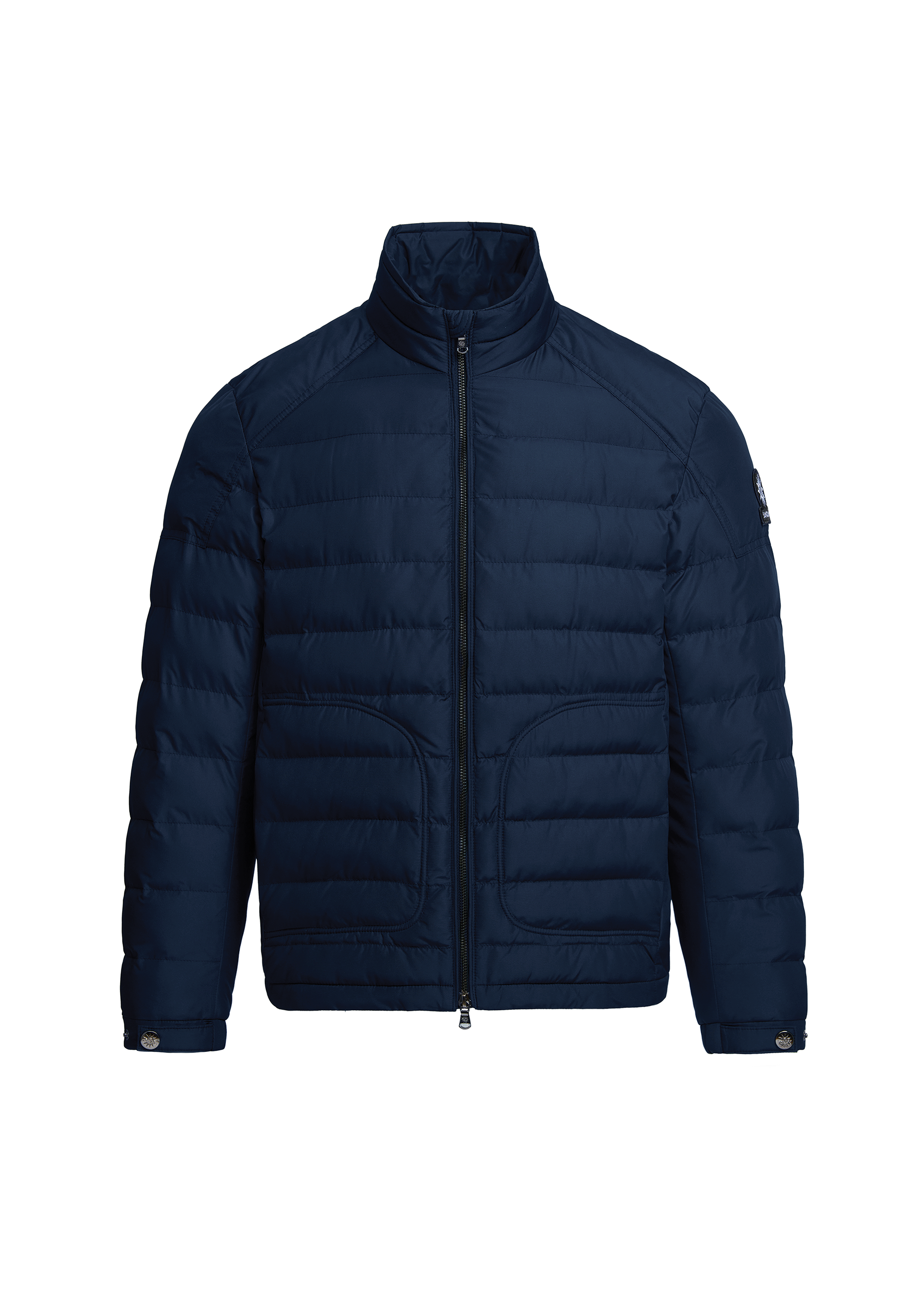 Sandbanks Racer Micro Puffer Jacket - Navy