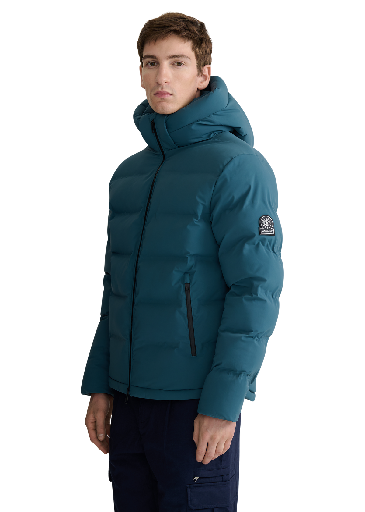 Sandbanks Waterproof Banks Puffer Jacket - Teal