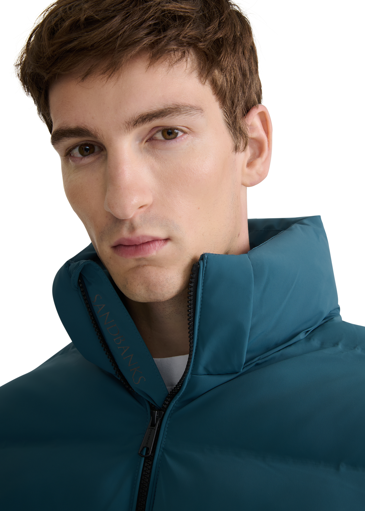 Sandbanks Waterproof Banks Puffer Jacket - Teal