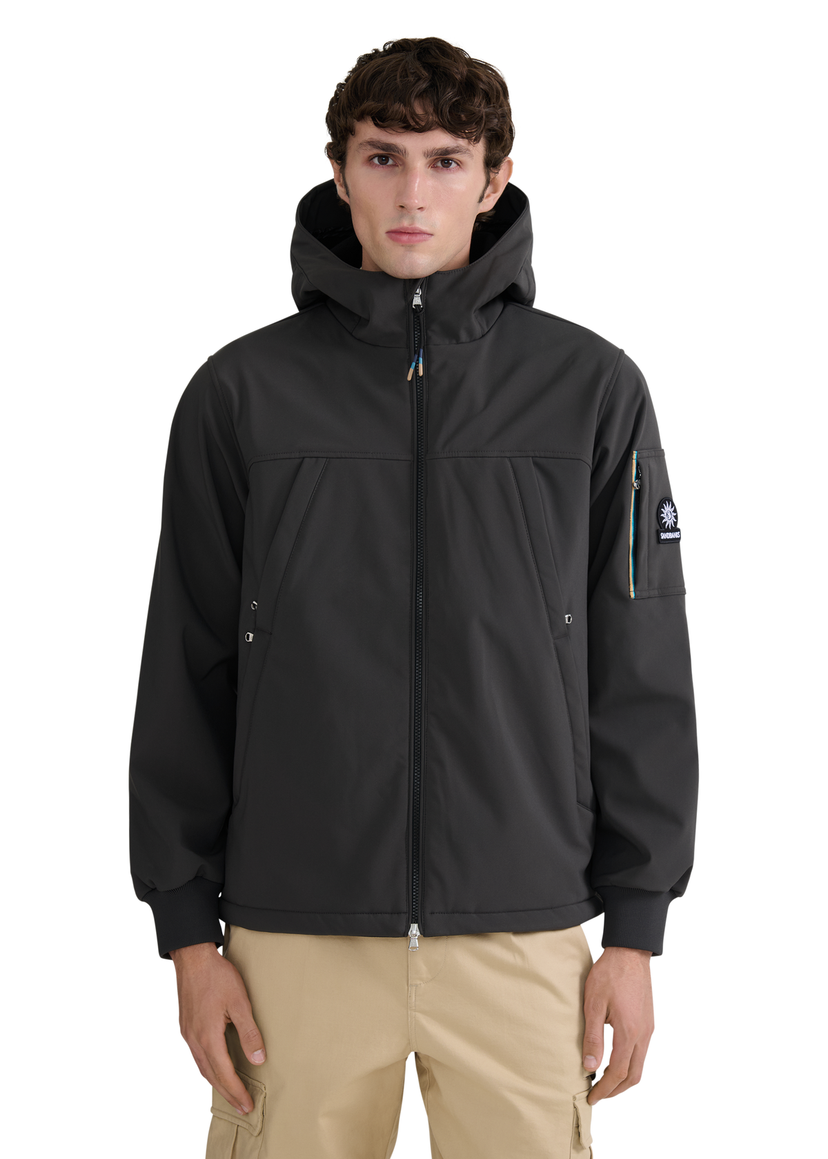 Niton Softshell Hooded Jacket - Charcoal