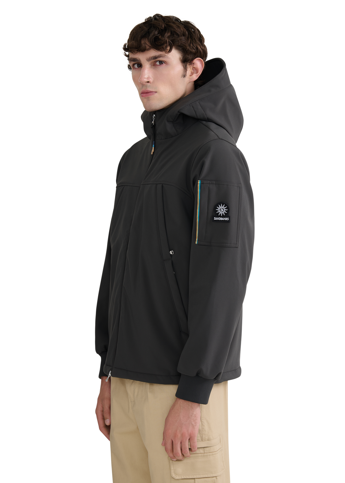 Niton Softshell Hooded Jacket - Charcoal