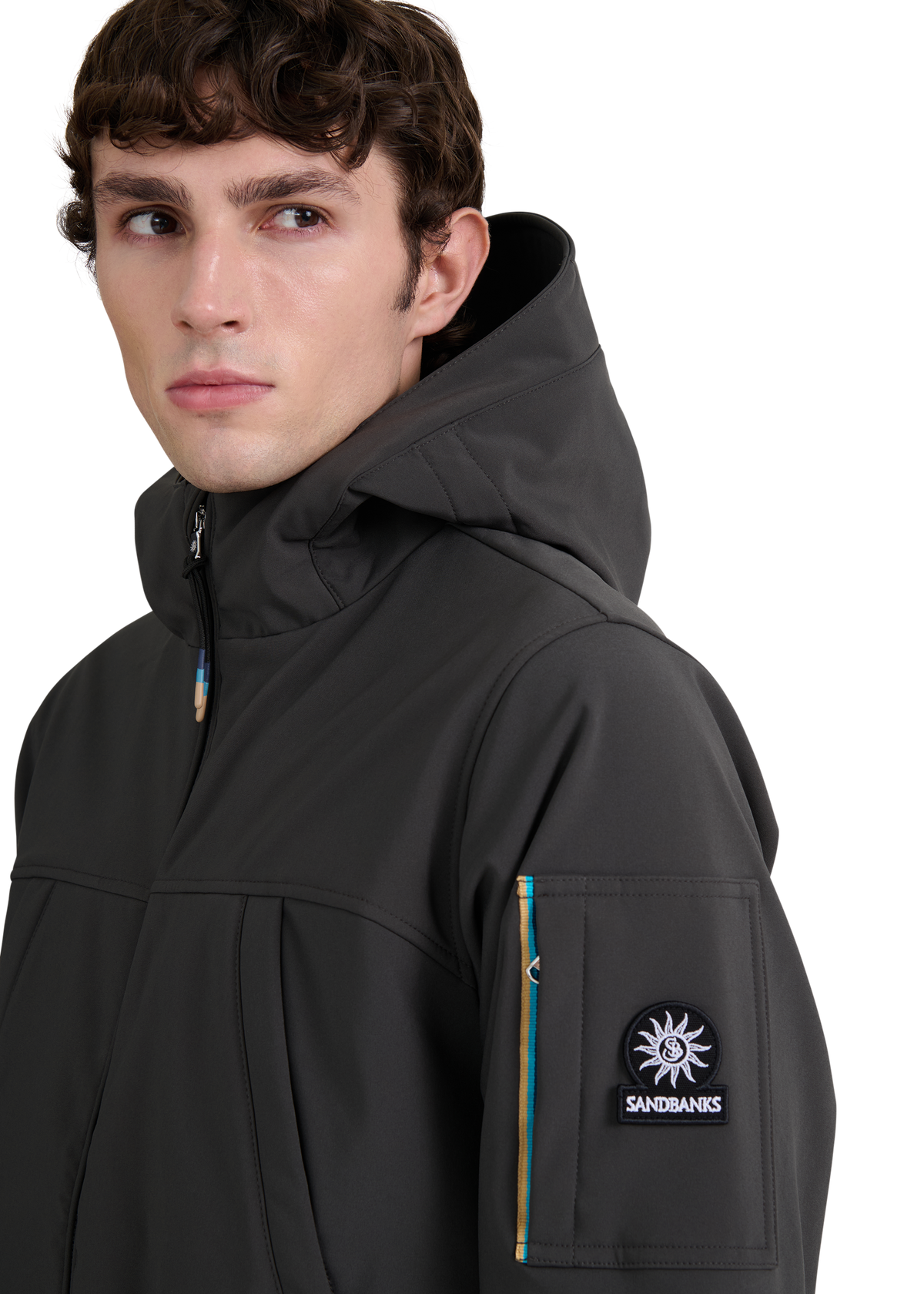 Niton Softshell Hooded Jacket - Charcoal