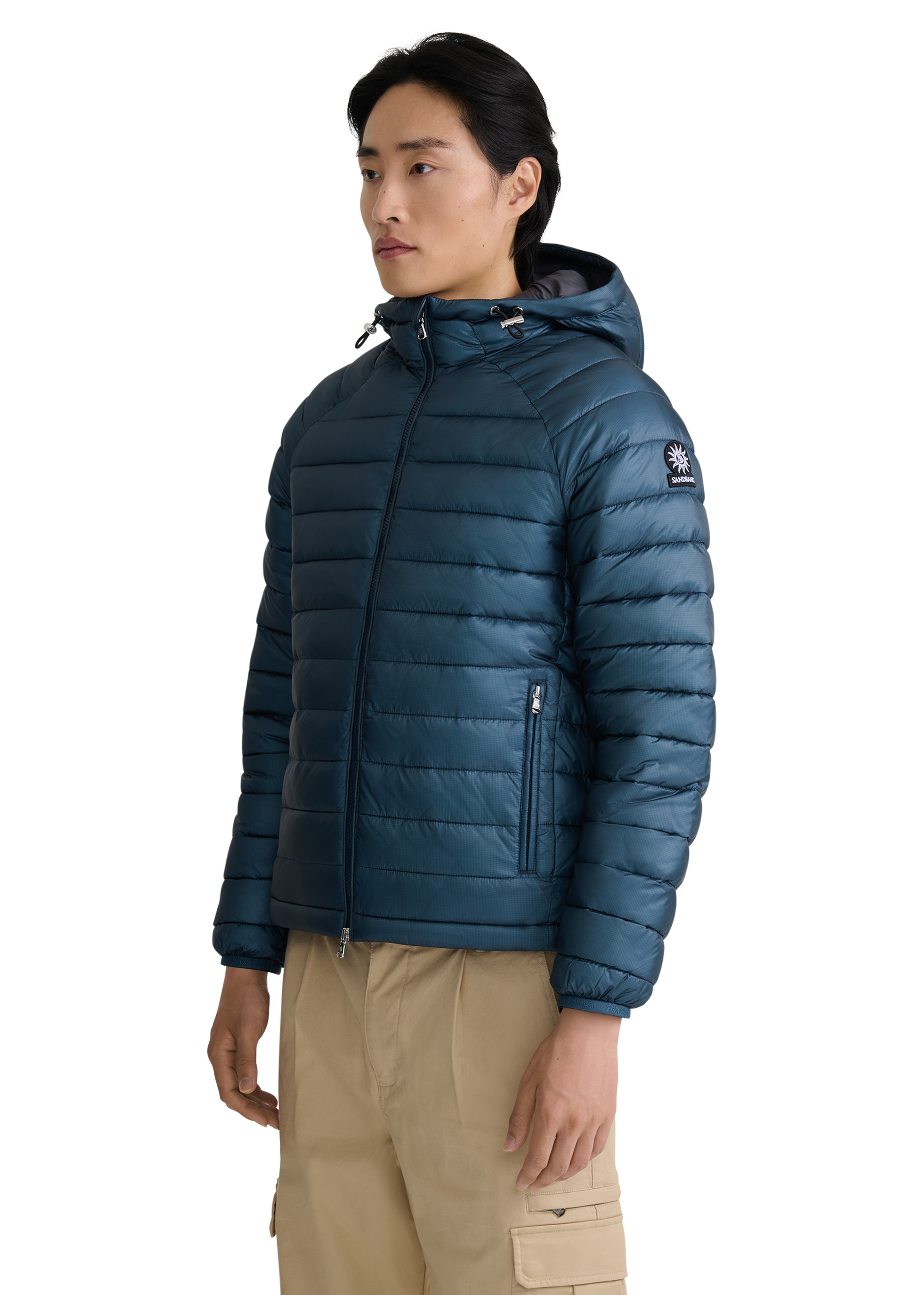 Ragland Hooded Micro Puffer - Teal