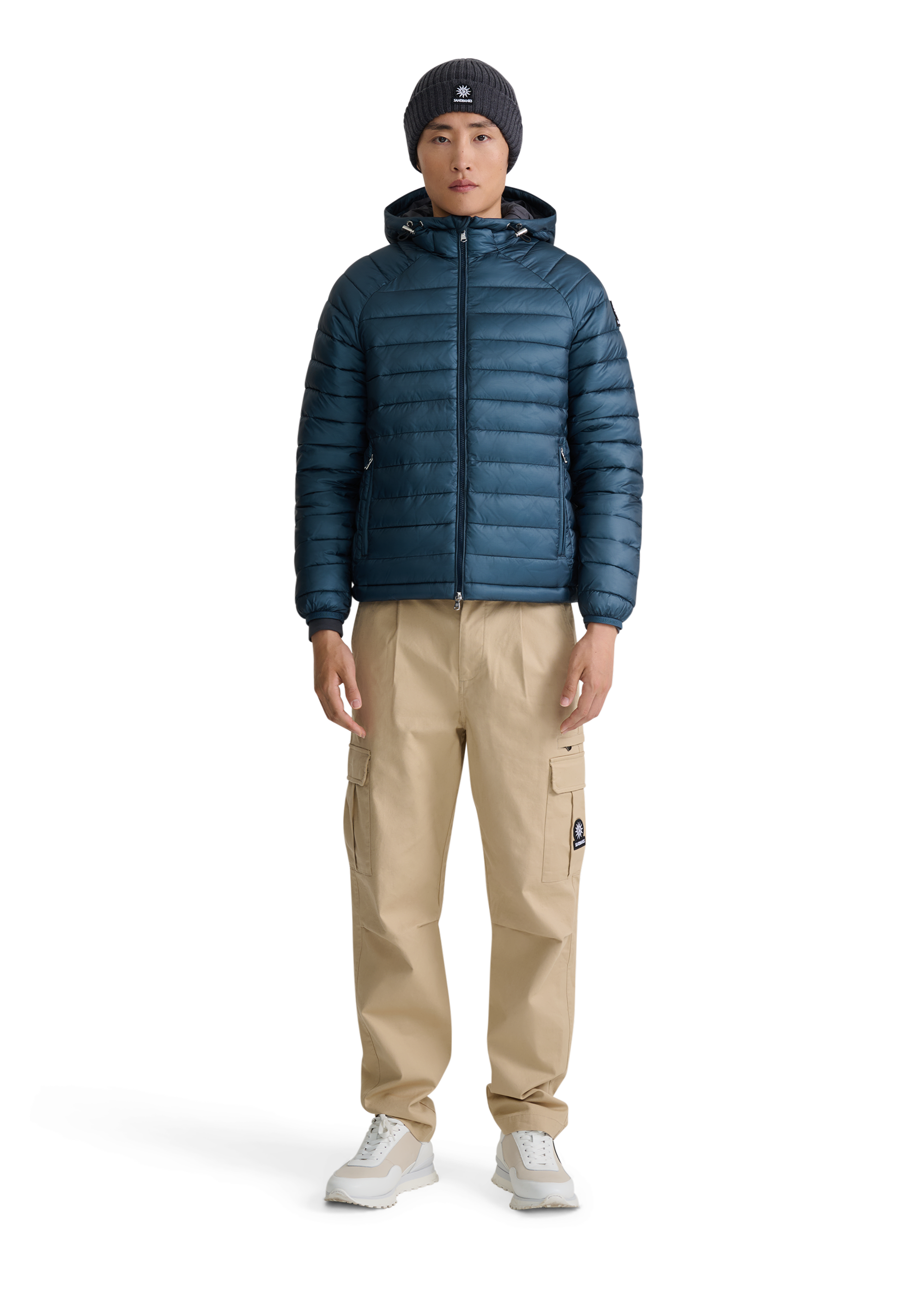 Ragland Hooded Micro Puffer - Teal