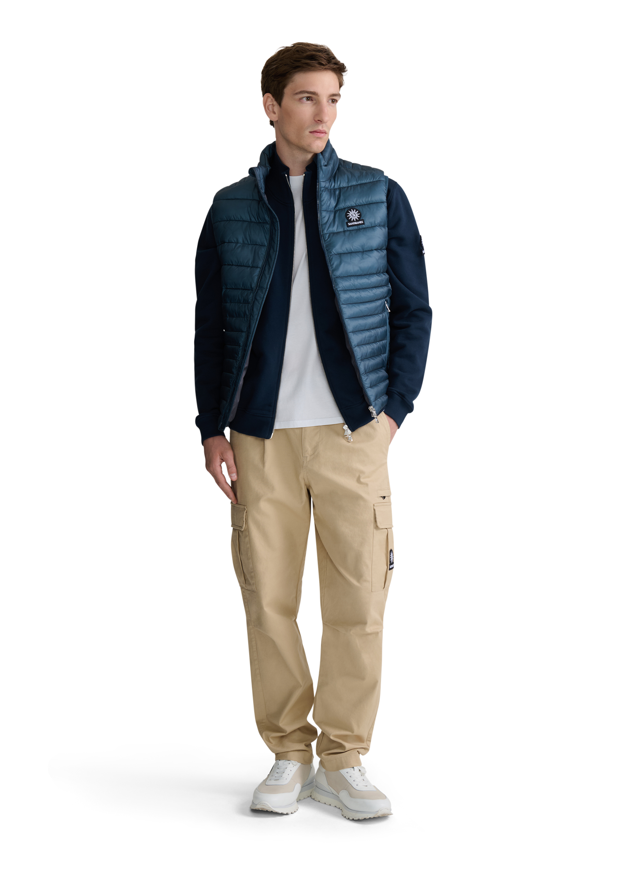 Sandbanks Ripstop Micro Puffer Gilet - Teal