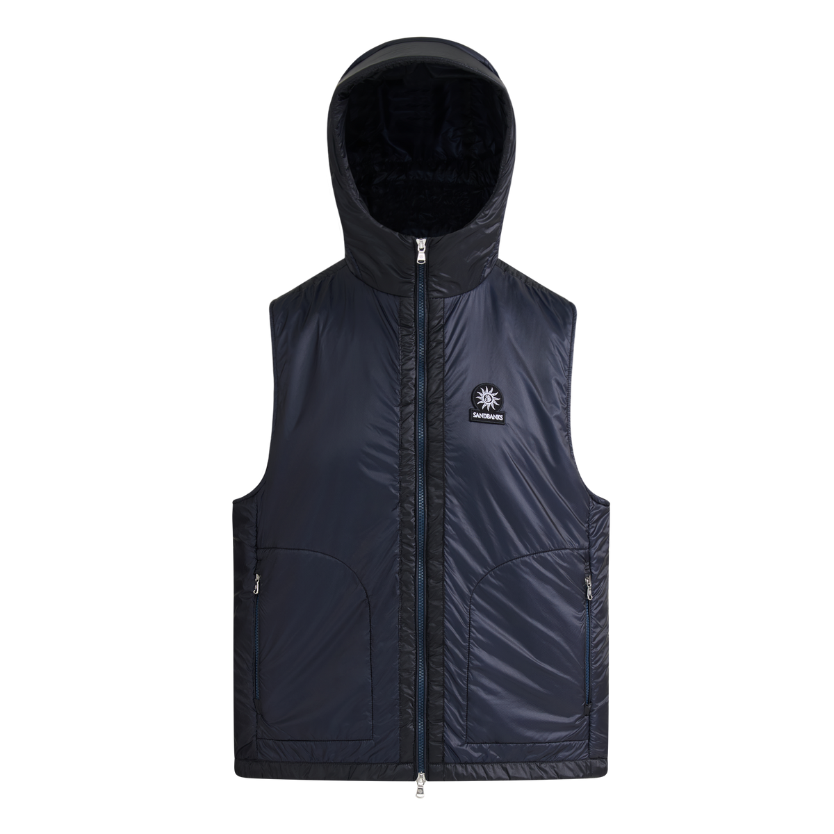 Apex Lightweight PrimaLoft® Hooded Gilet - Navy | Sandbanks