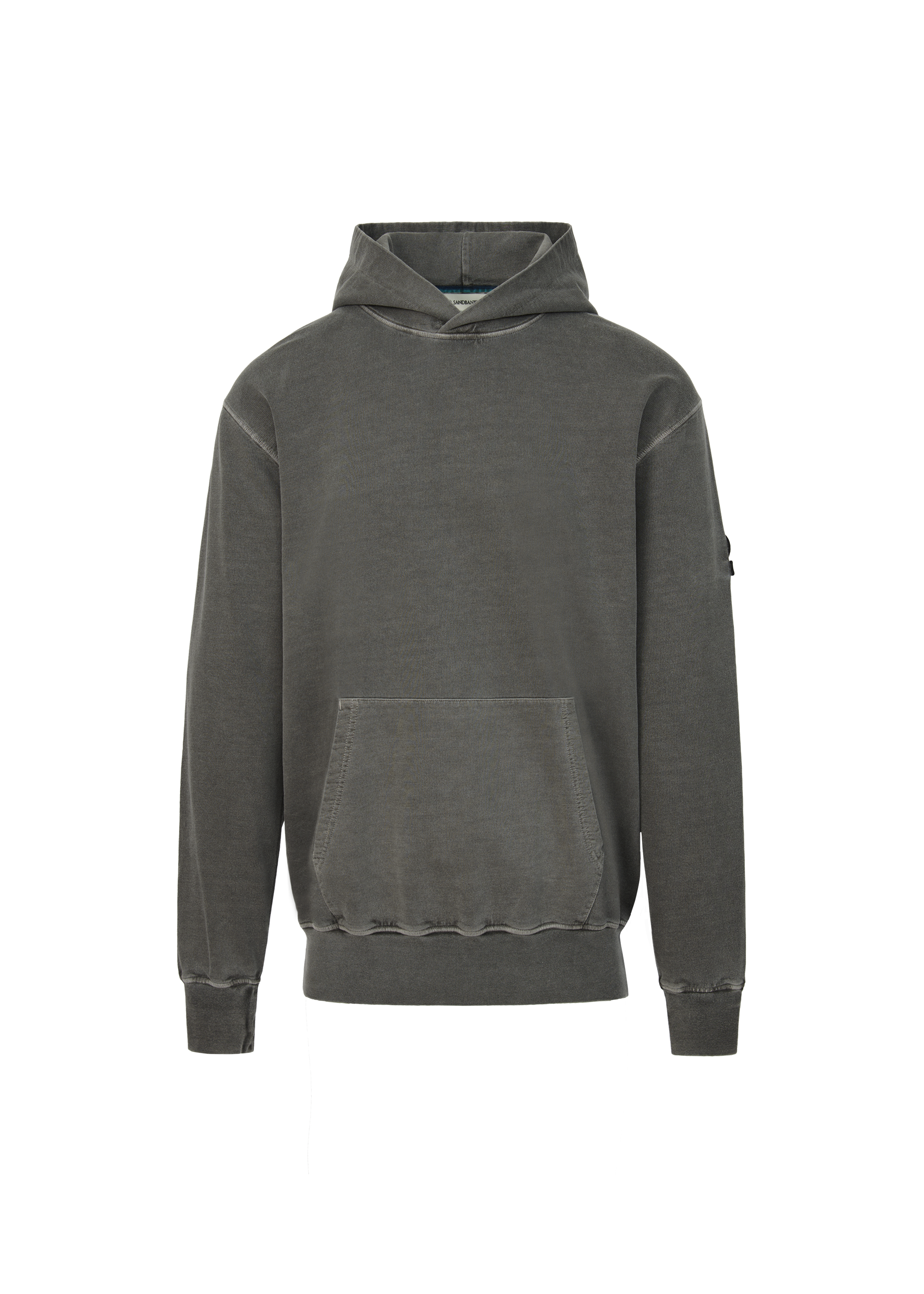 Sandbanks Mineral Wash Hoodie - Slate