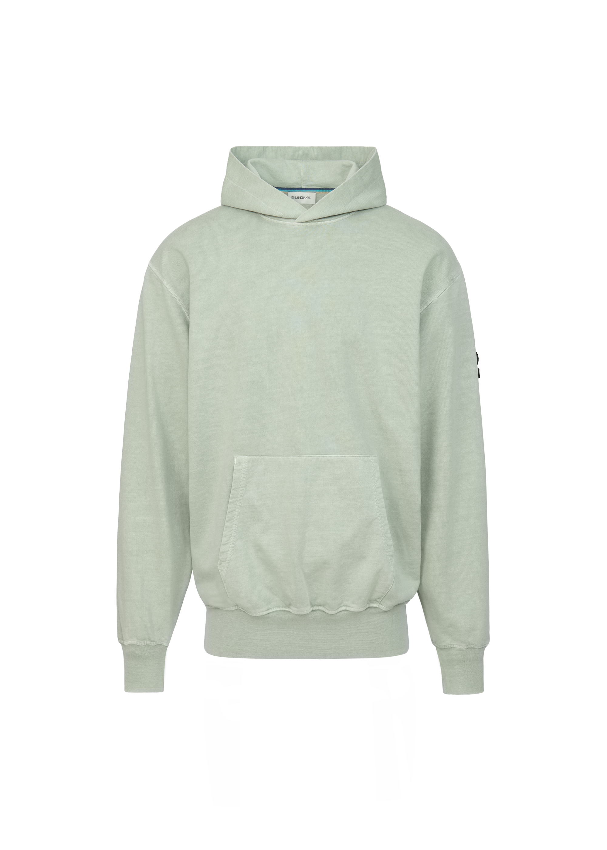 Sandbanks Mineral Wash Hoodie - Sage
