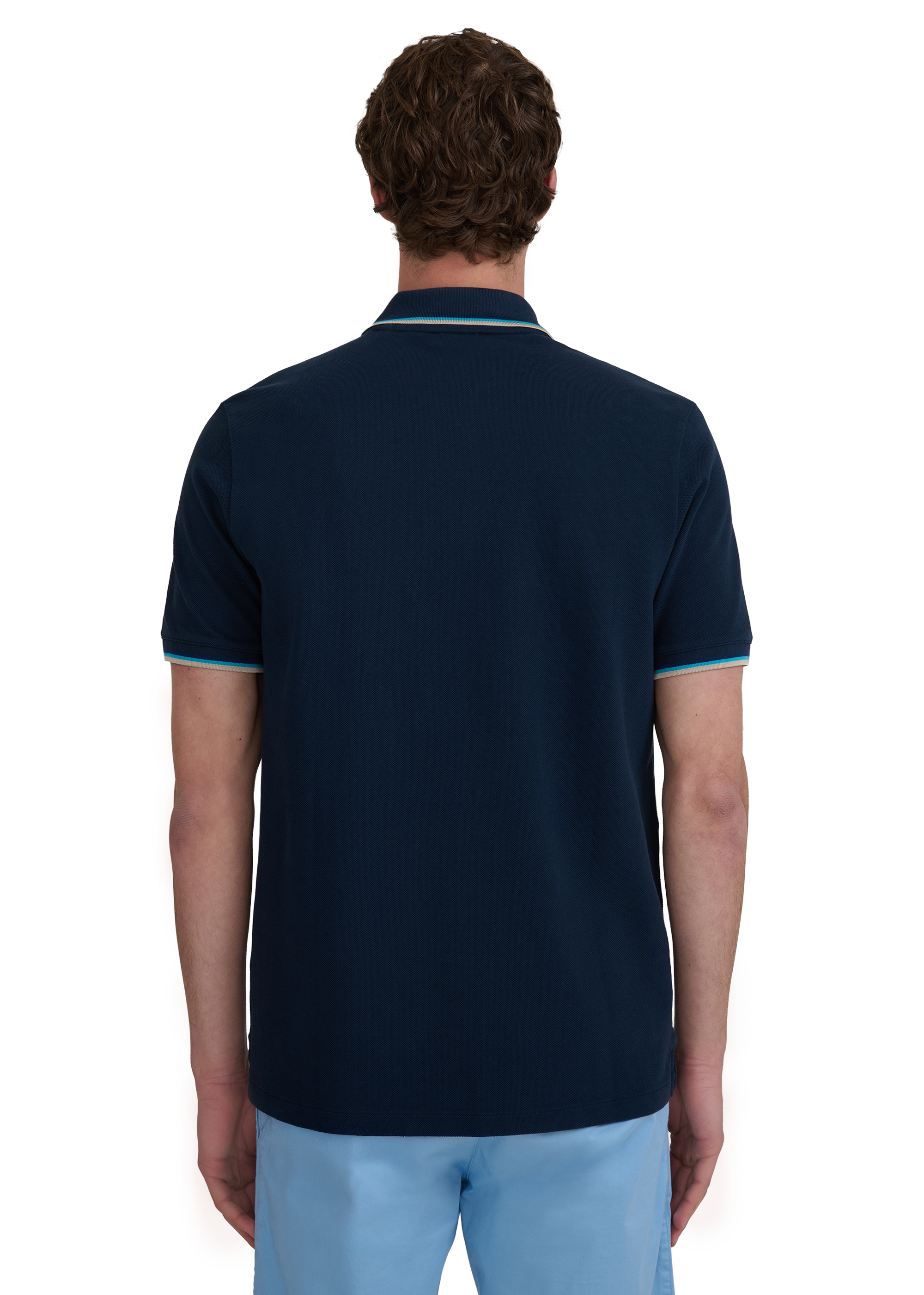 Sandbanks Badge Logo Polo Shirt - Navy