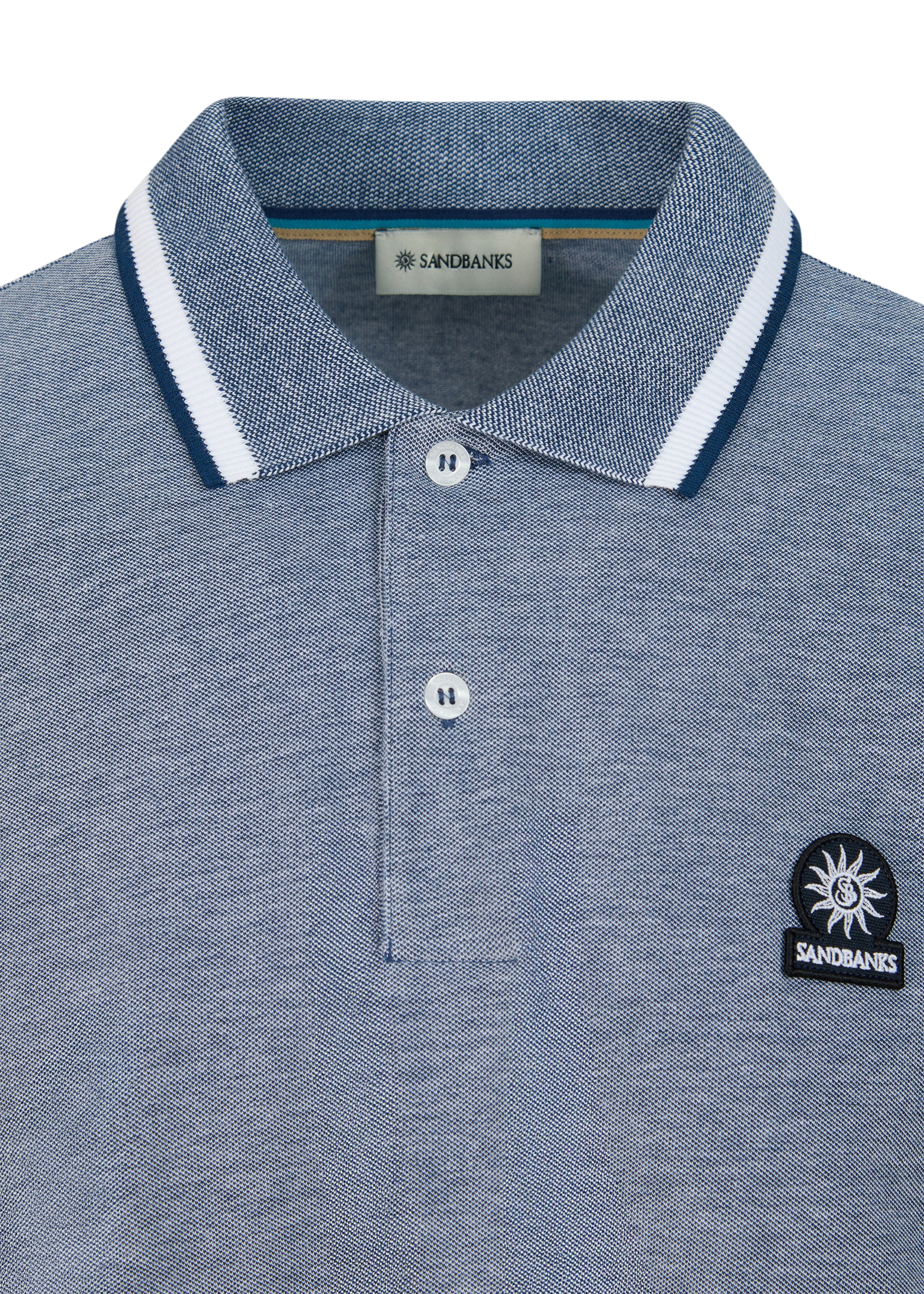 Sandbanks Oxford Polo Shirt - Navy