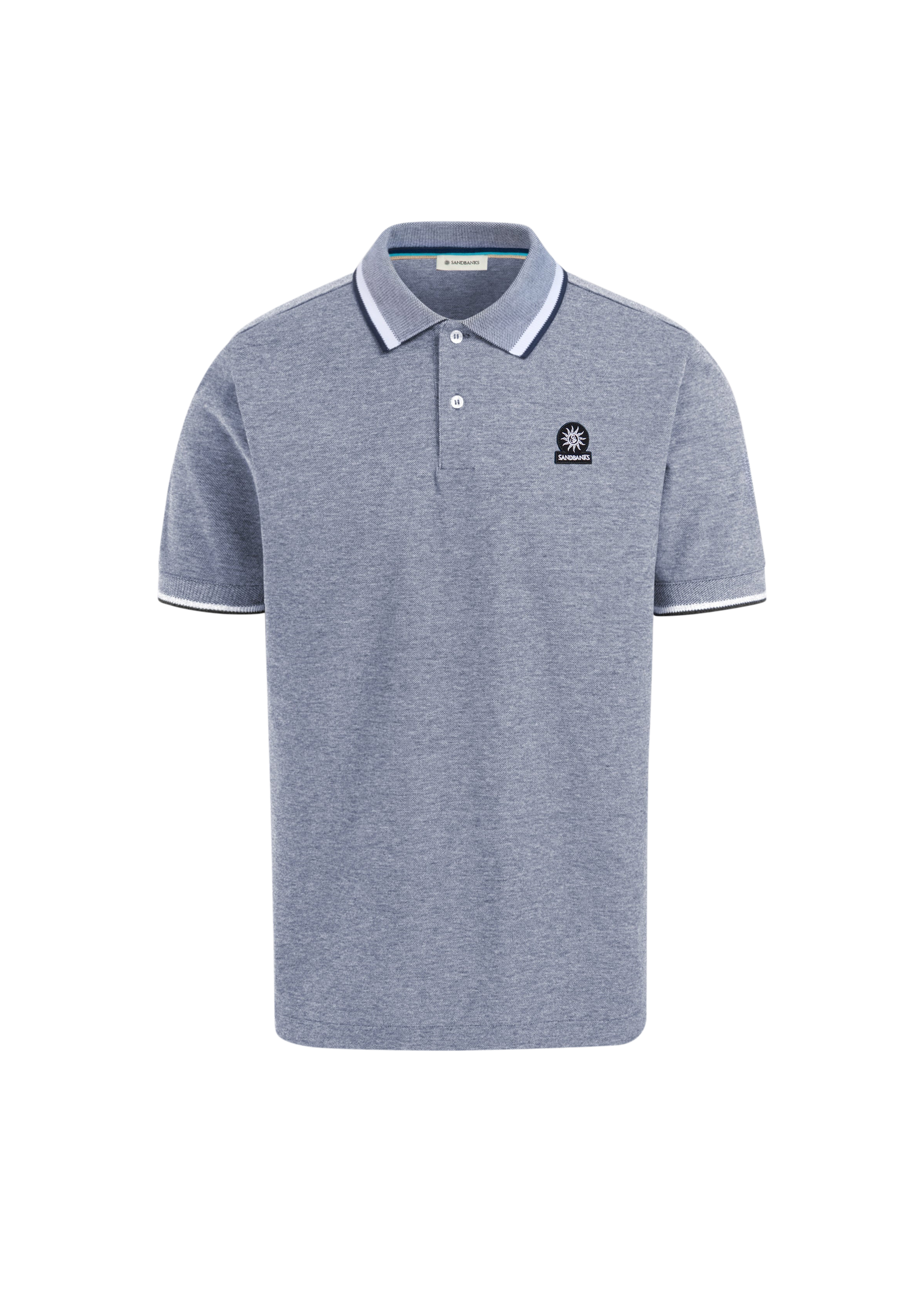 Sandbanks Oxford Polo Shirt - Navy