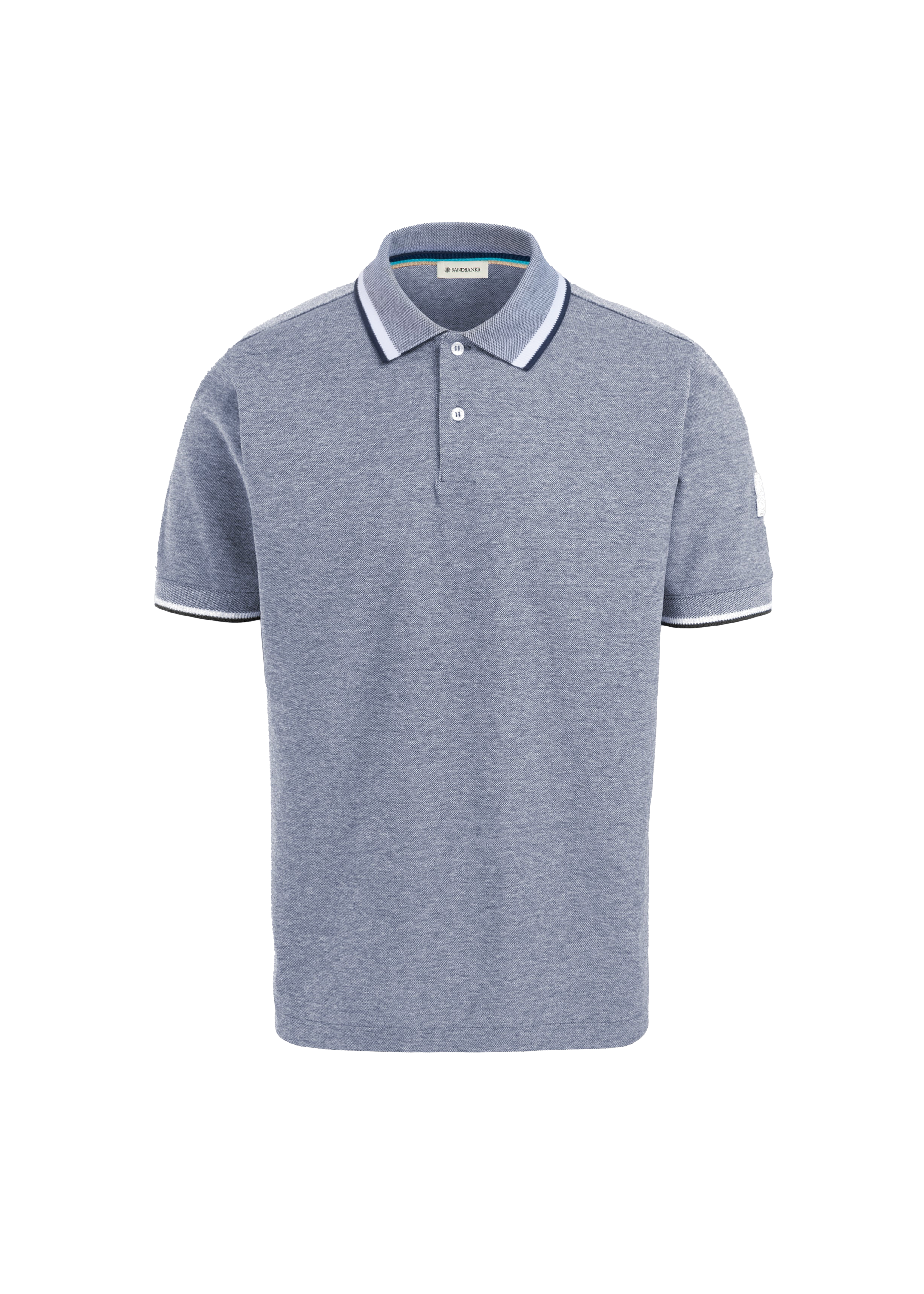 Sandbanks Oxford Polo Shirt - Navy