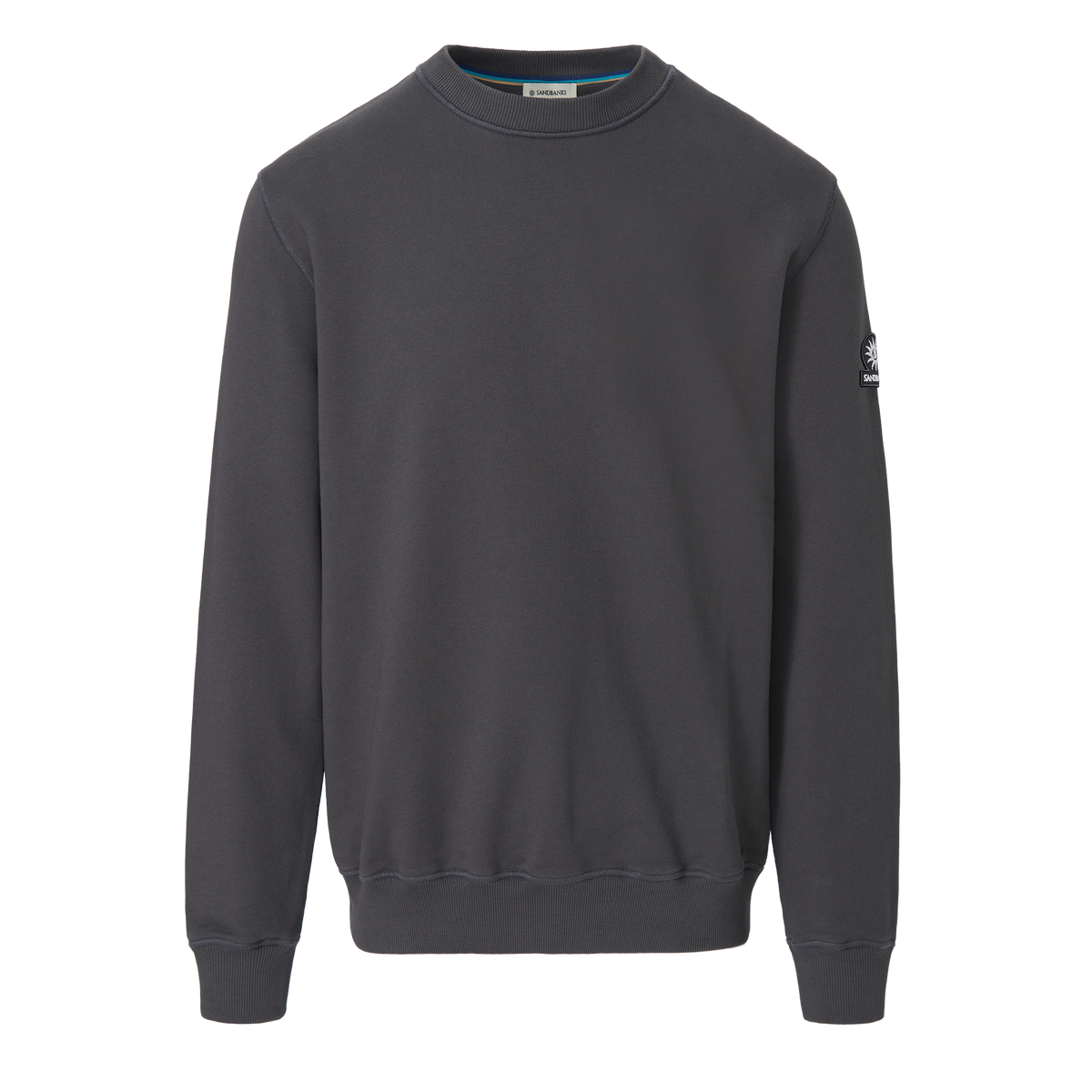 Sandbanks Badge Logo Sweatshirt - Anthracite
