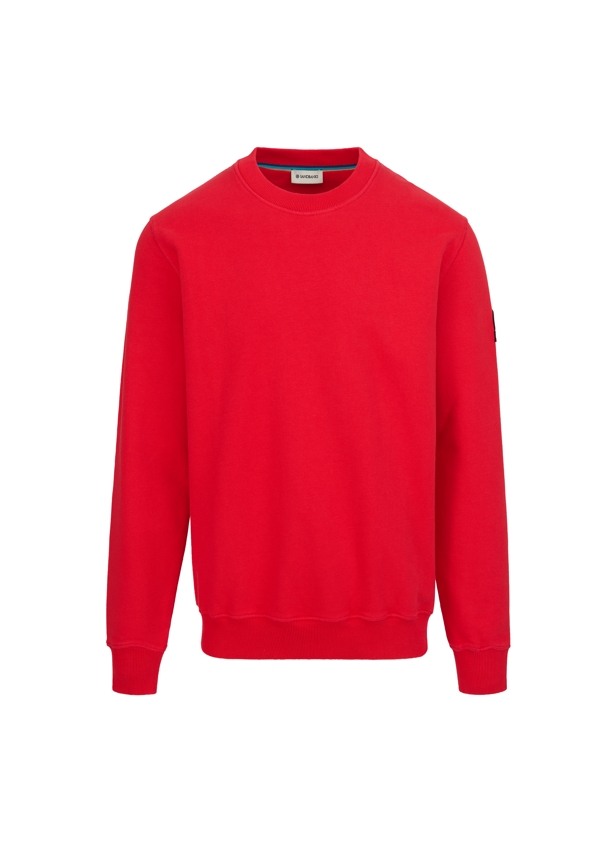 Sandbanks Badge Logo Sweatshirt - Red