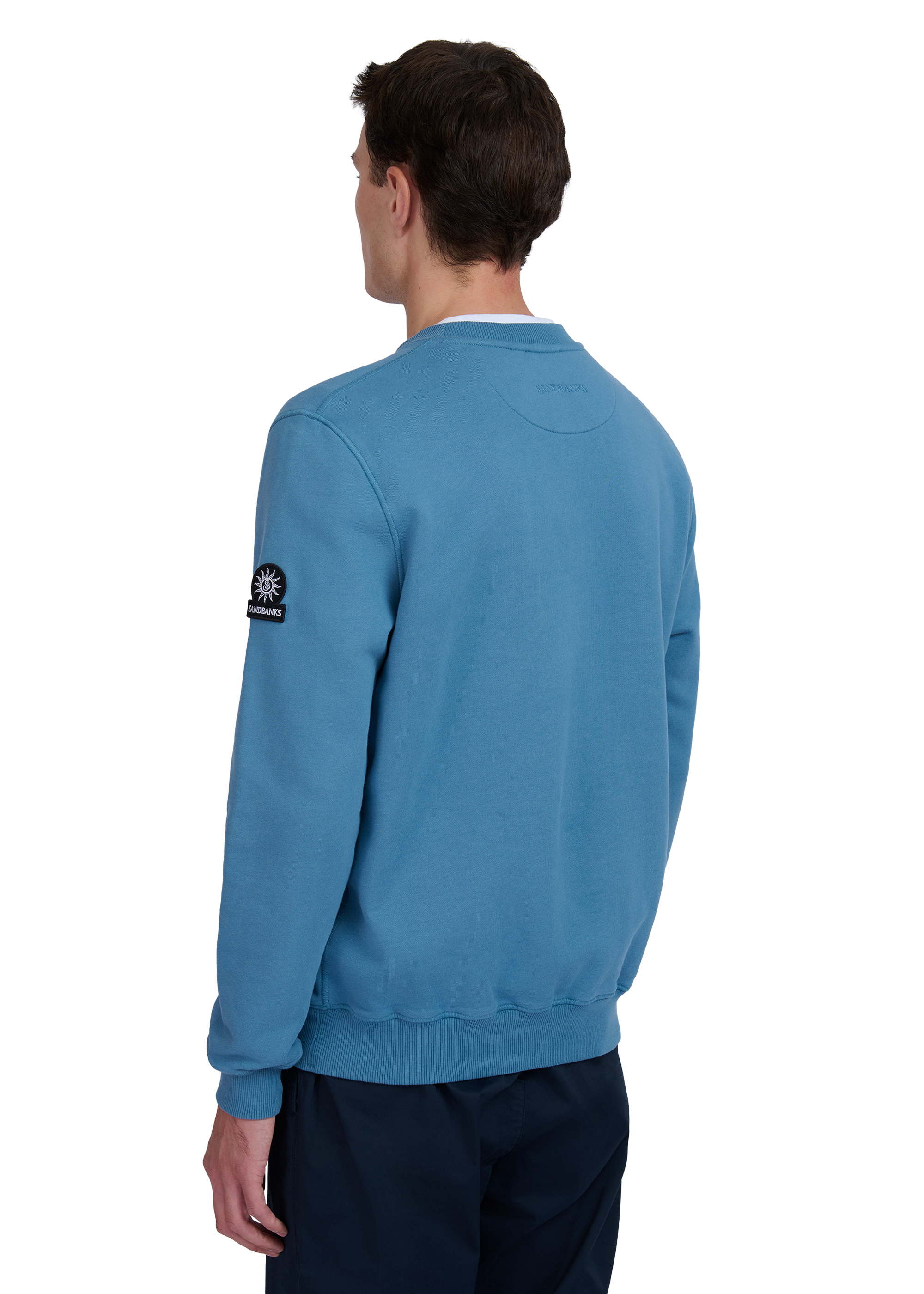 Sandbanks Badge Logo Sweatshirt - Teal